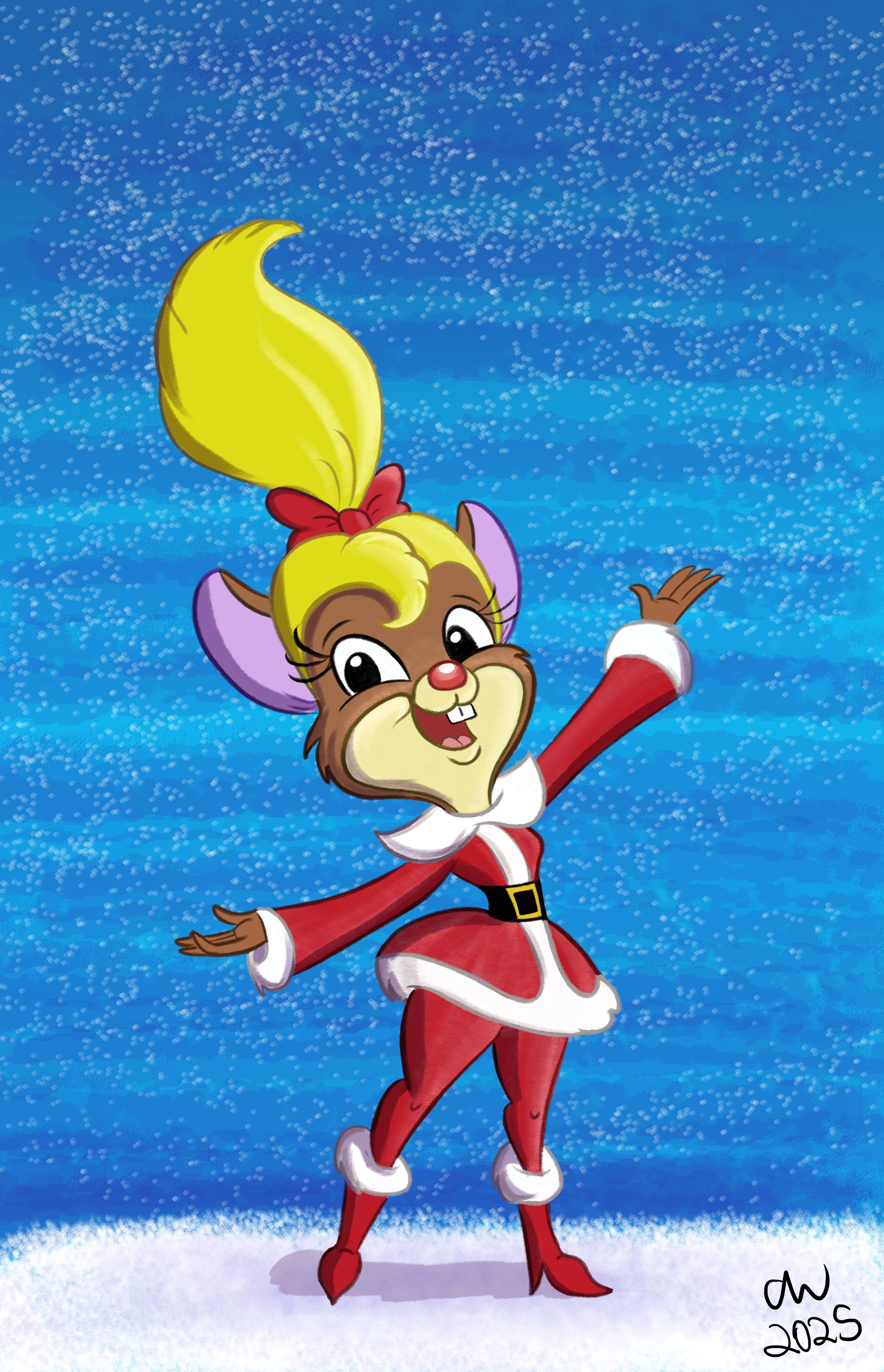 Crissy The Christmas Mouse