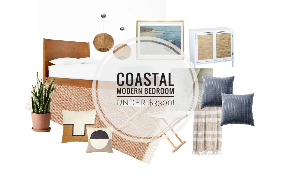 Coastal Modern Bedroom - Shop the Look