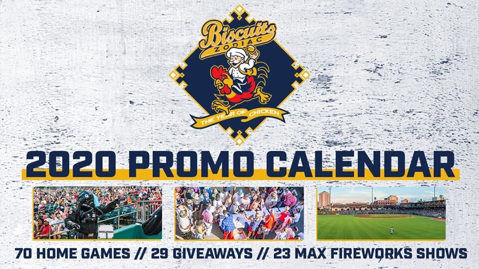 Montgomery Biscuits Schedule 2022 Biscuits Announce Promotion Schedule For 2020 — River Region Sports