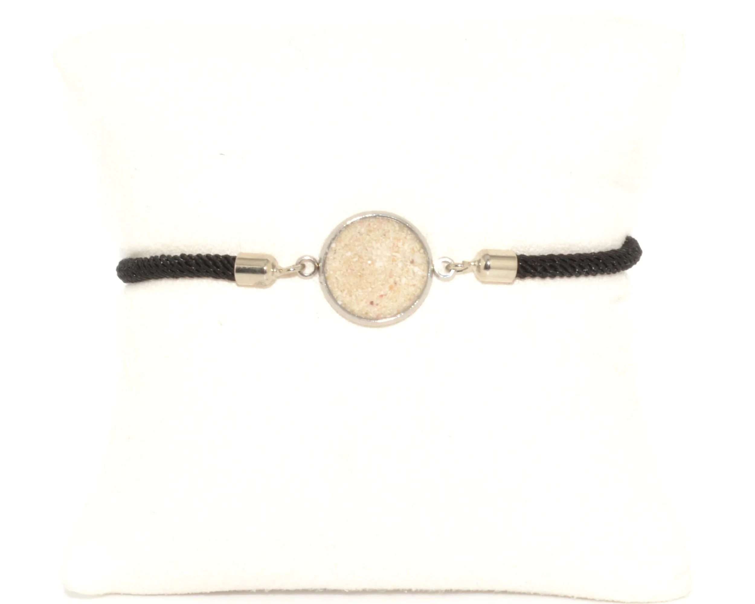 Silver with Black Cord