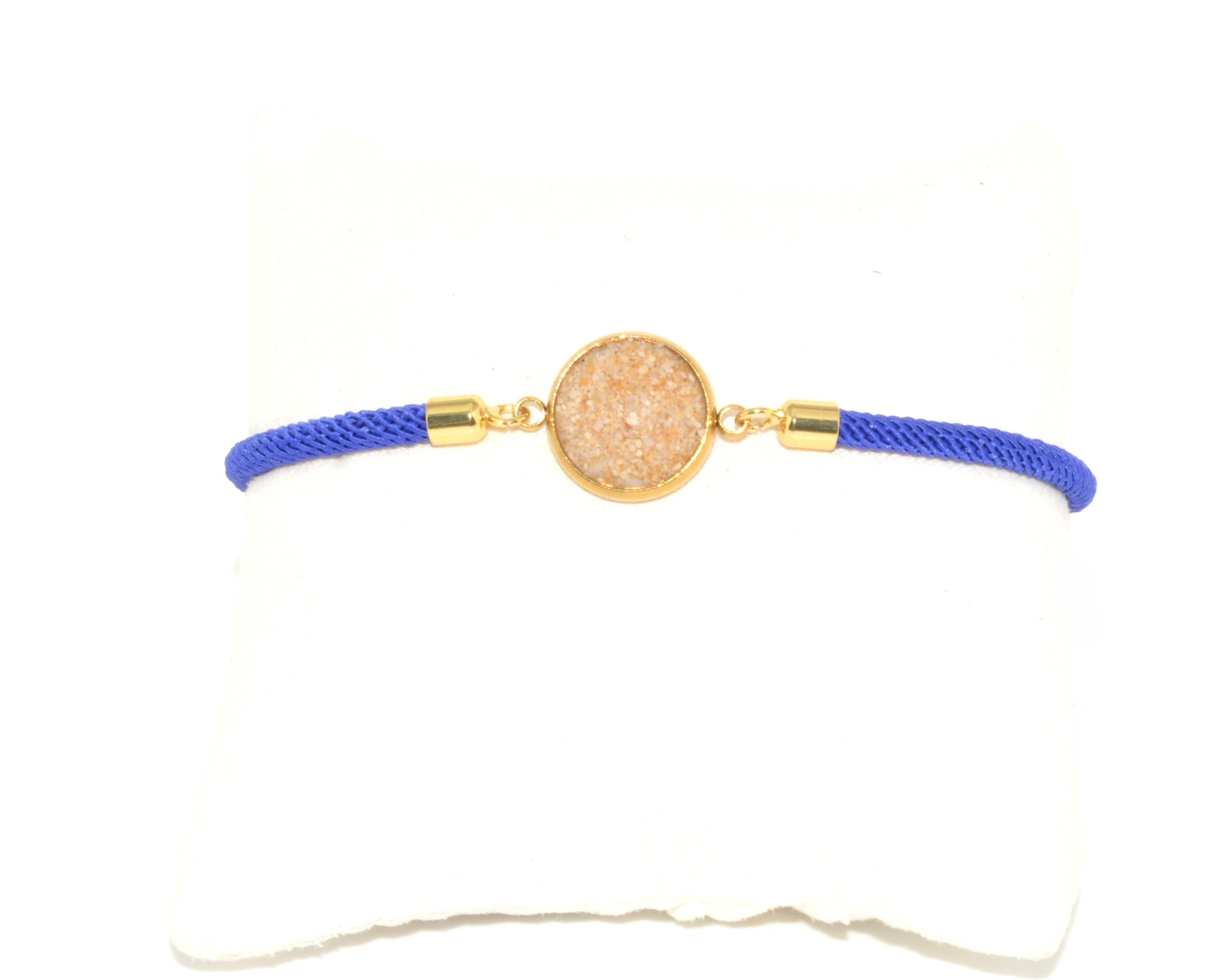 Gold with Blue Cord