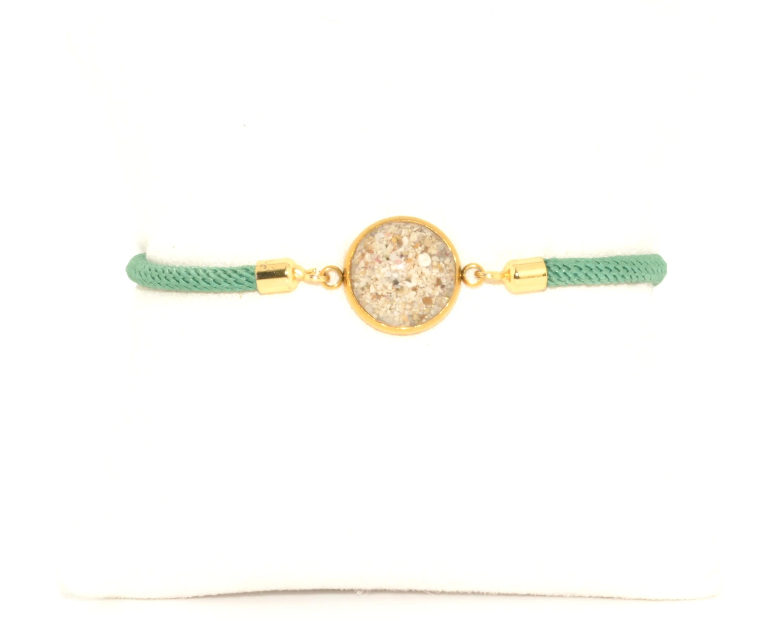 Gold with Green Cord