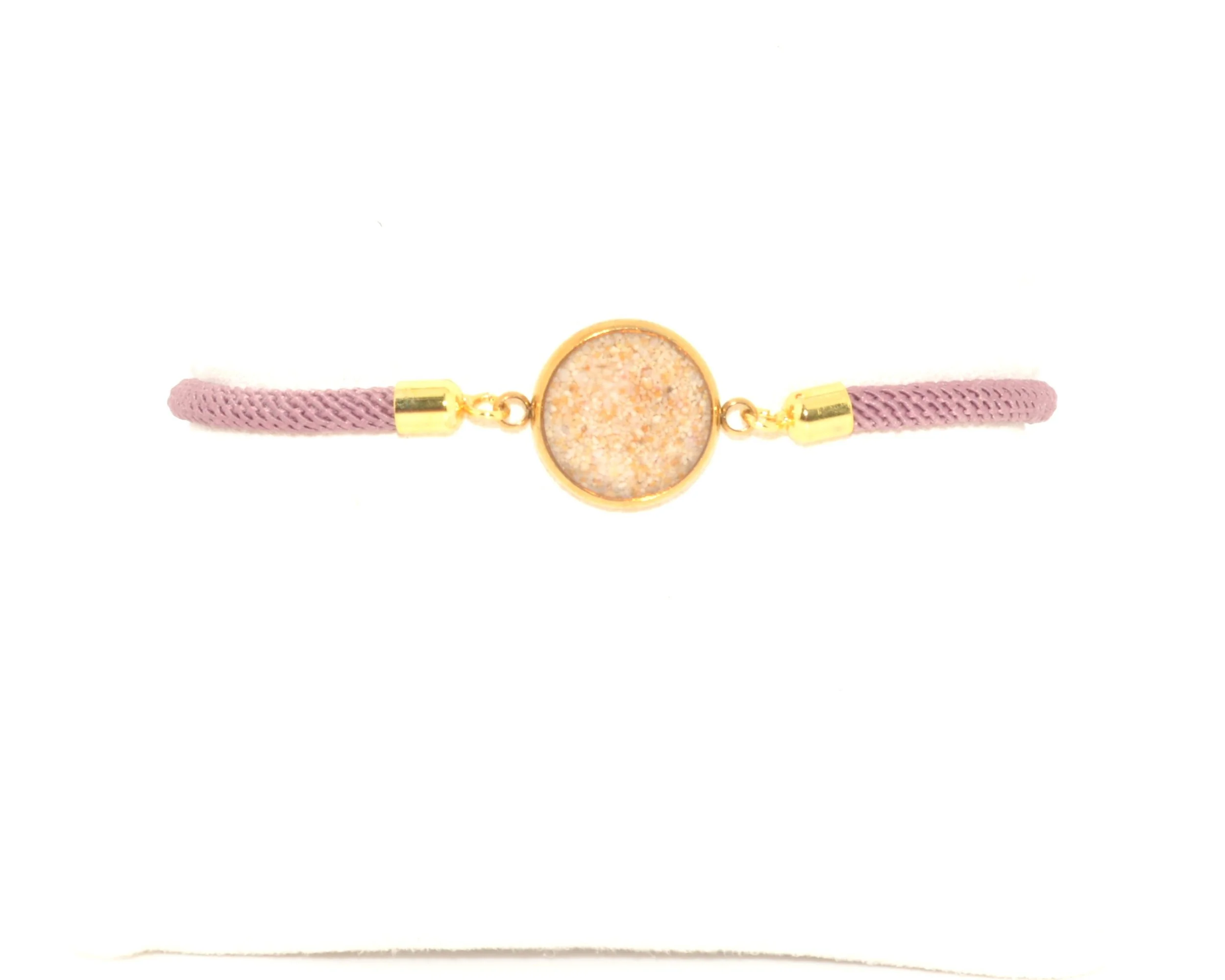 Gold with Lavender Cord