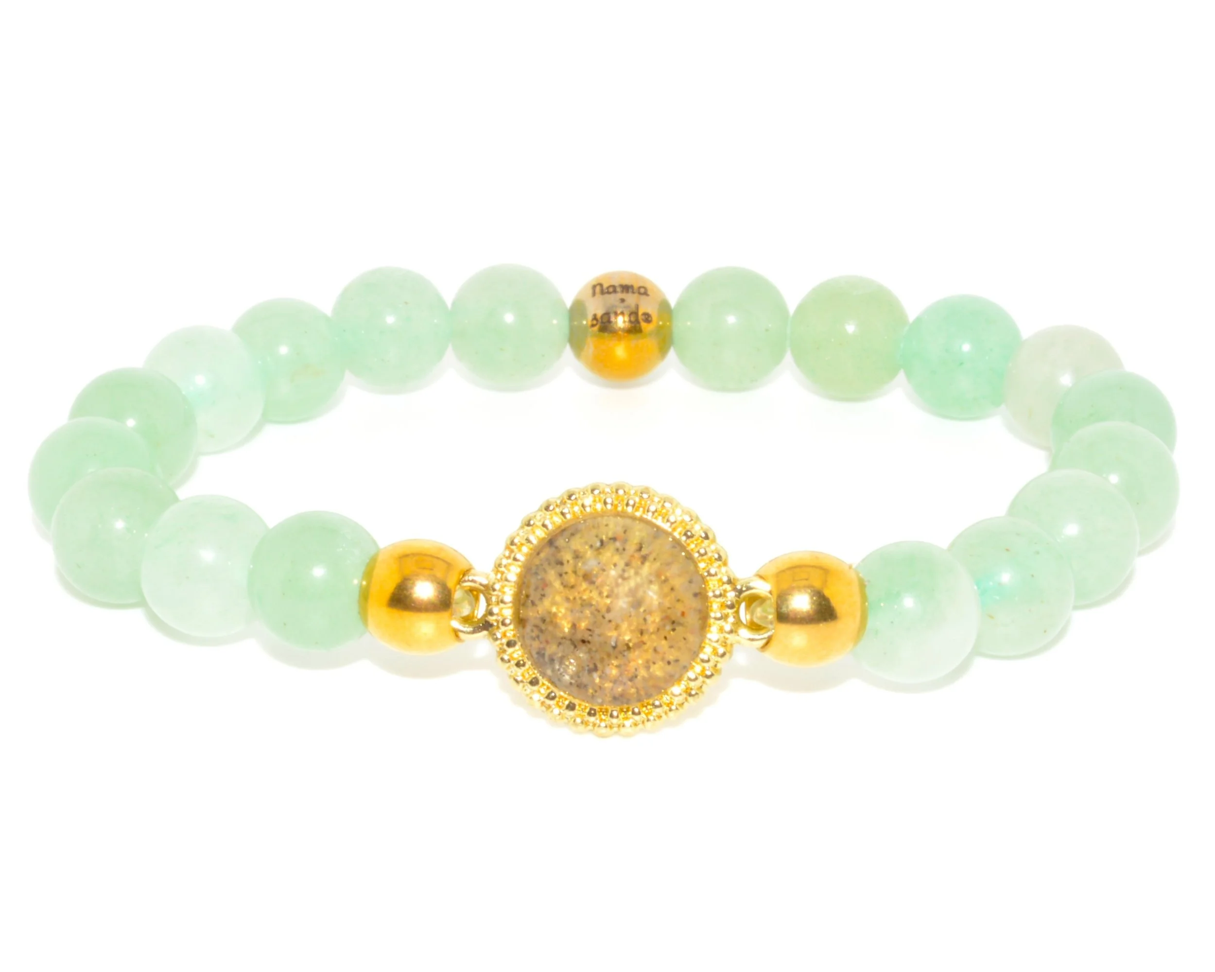 Diane Classic Green Aventurine - Gold