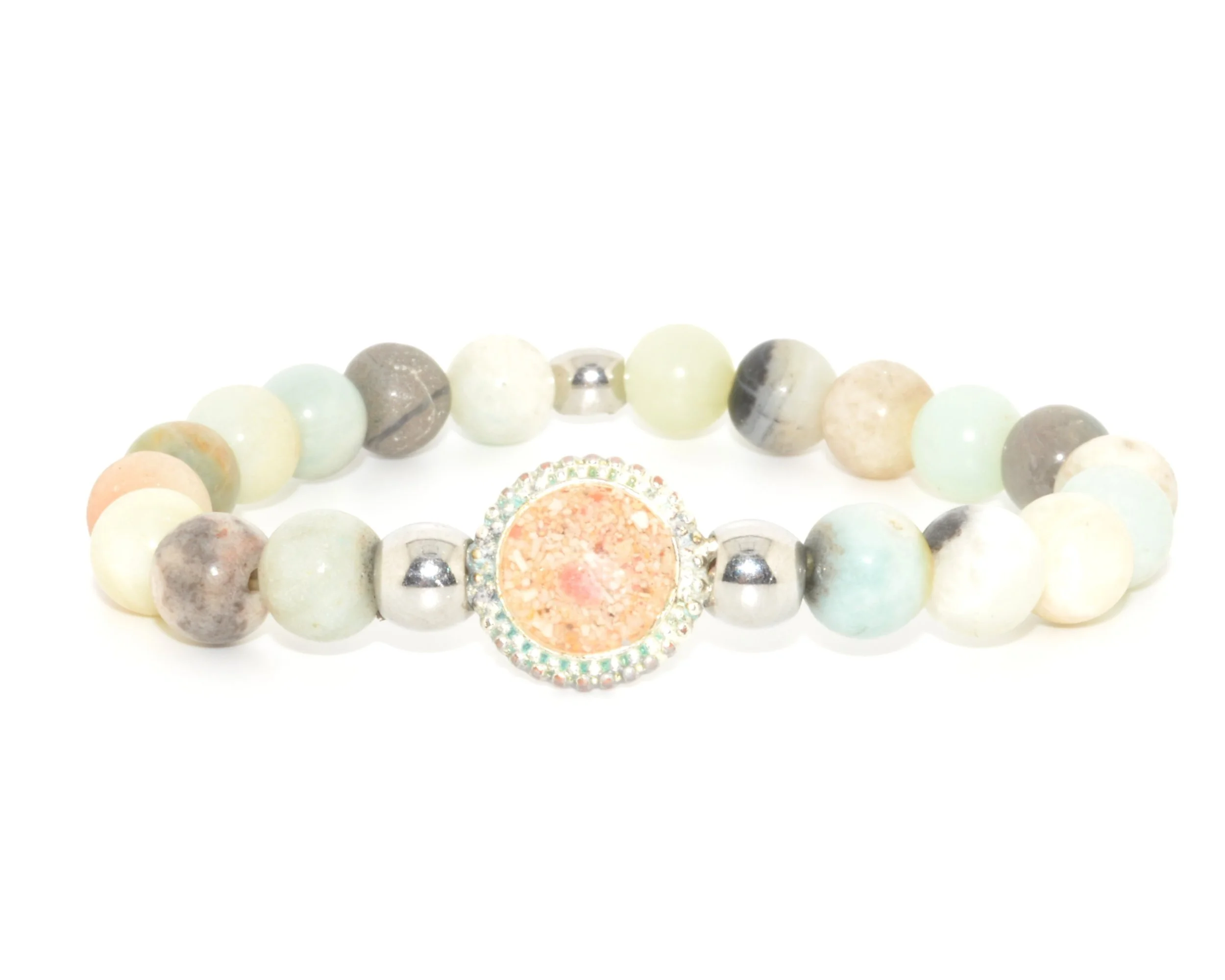 Isla Classic Mixed Amazonite - Silver