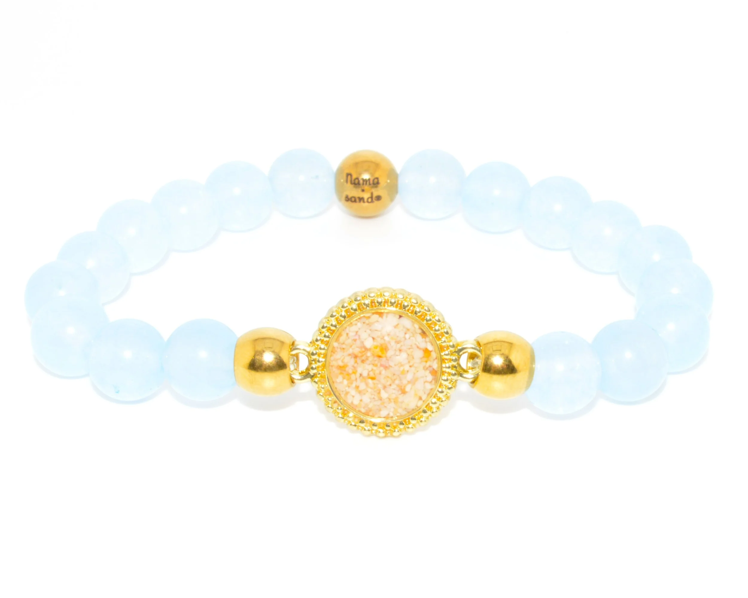 Kaia Classic Blue Chalcedony - Gold