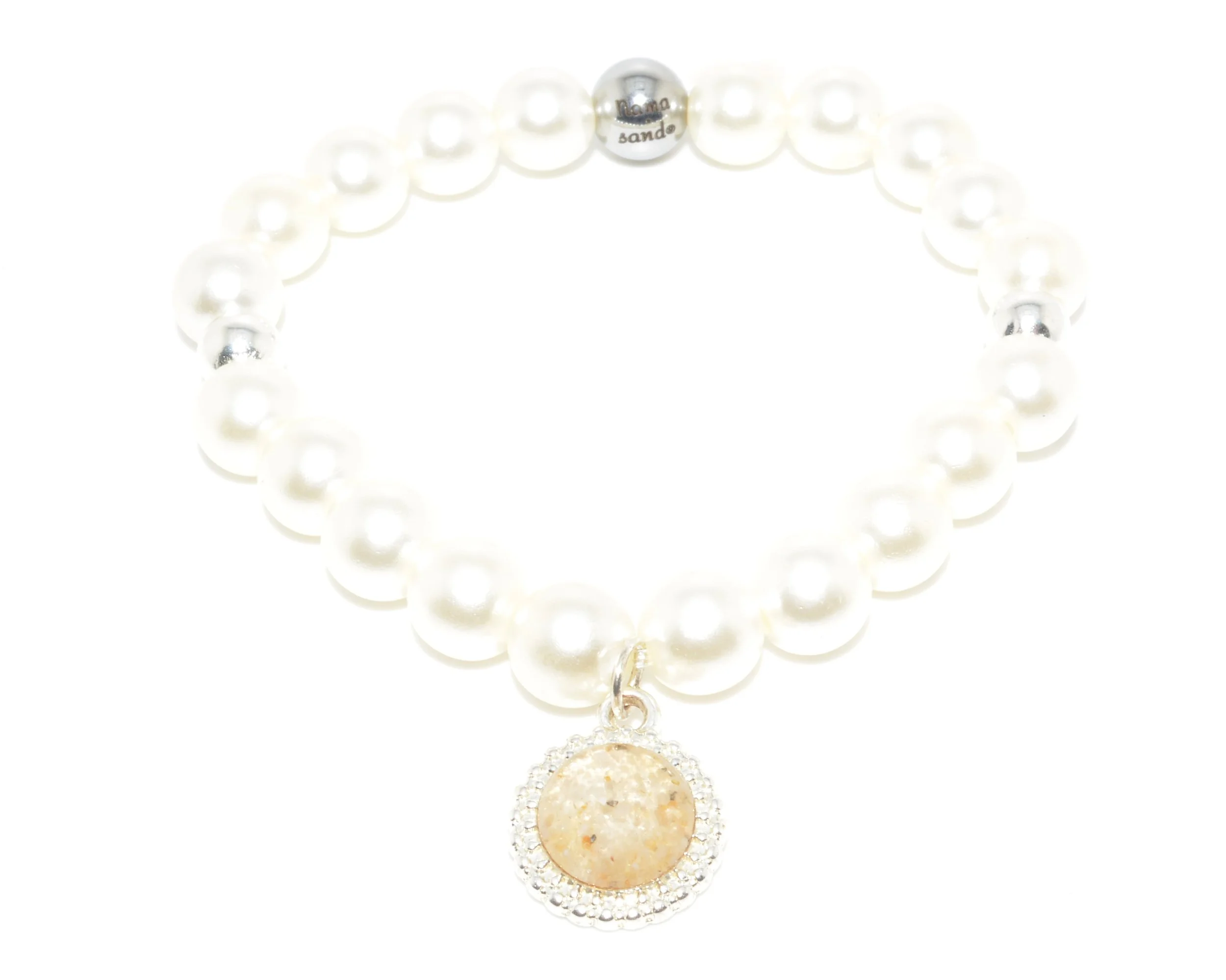 Paige Charm Ivory Pearl - Silver