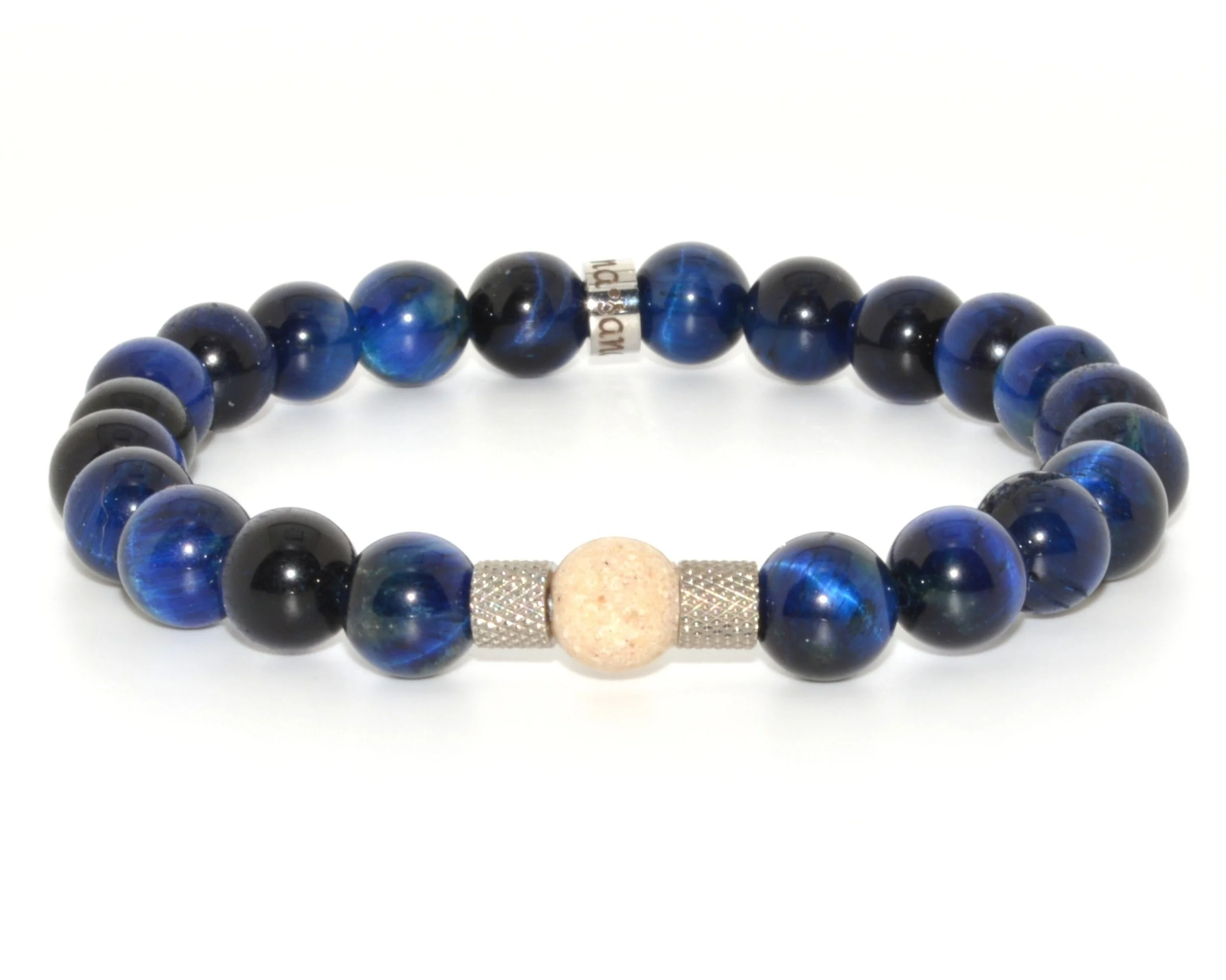 Geoff Lapis Tigers Eye Bracelet