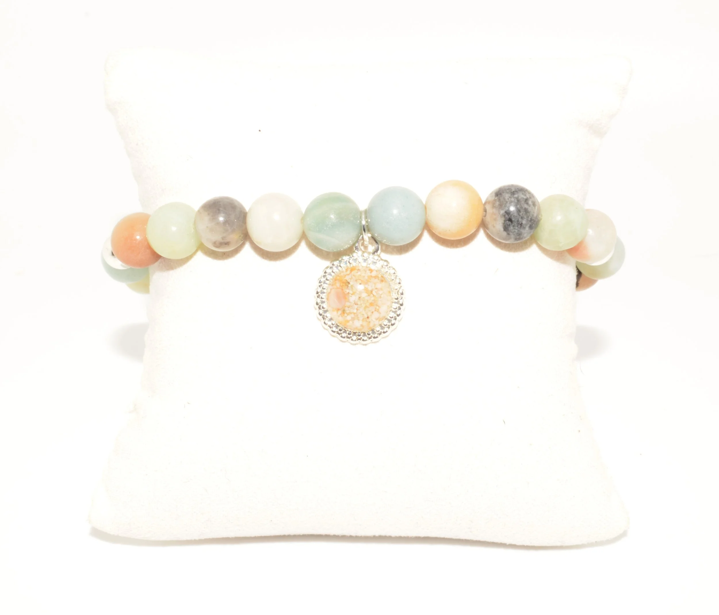 Mixed Amazonite charm bracelet.JPG