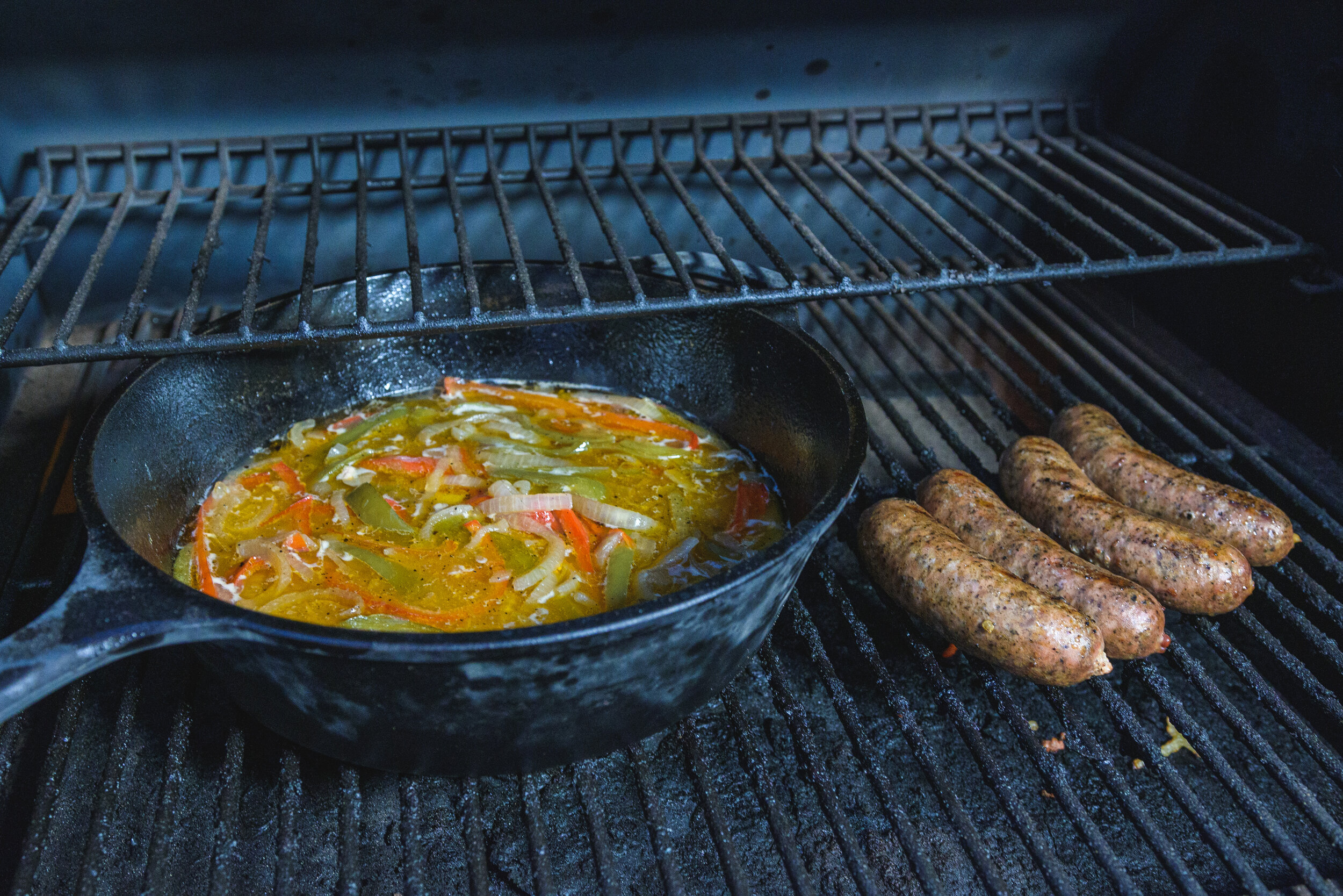 Sausage and Peppers Hoagie with Goat Cheese — The Taste of Montana