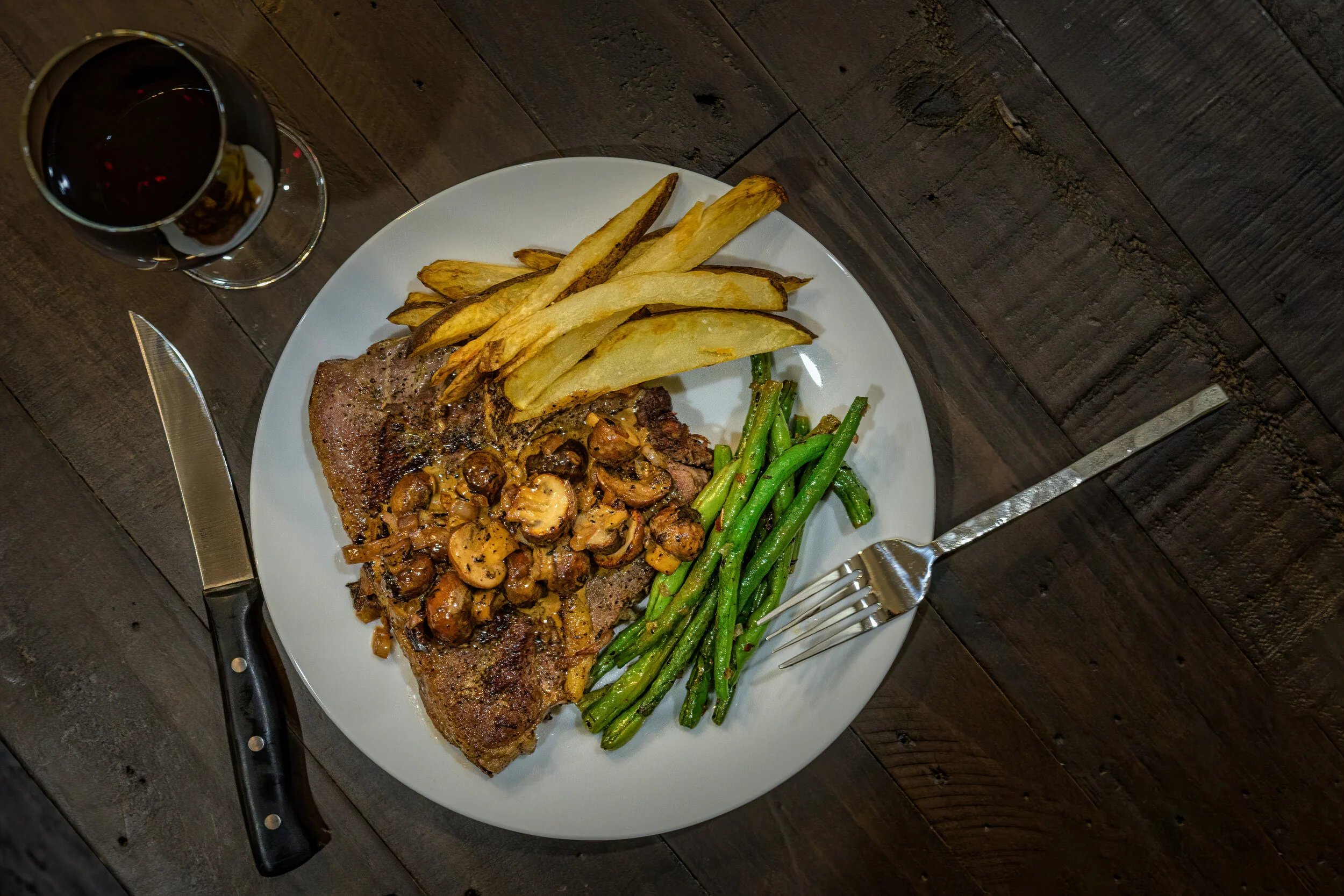 Sous Vide Tbone Steak au Poivre — The Taste of Montana