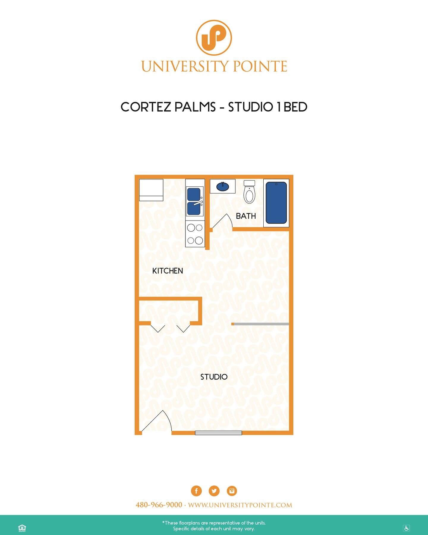Our Studio floor plans are selling fast! Pre-lease today before they&rsquo;re all gone for Fall!!

Call or email our leasing office for more information! 
480.966.9000 or leasing@universitypointe.com