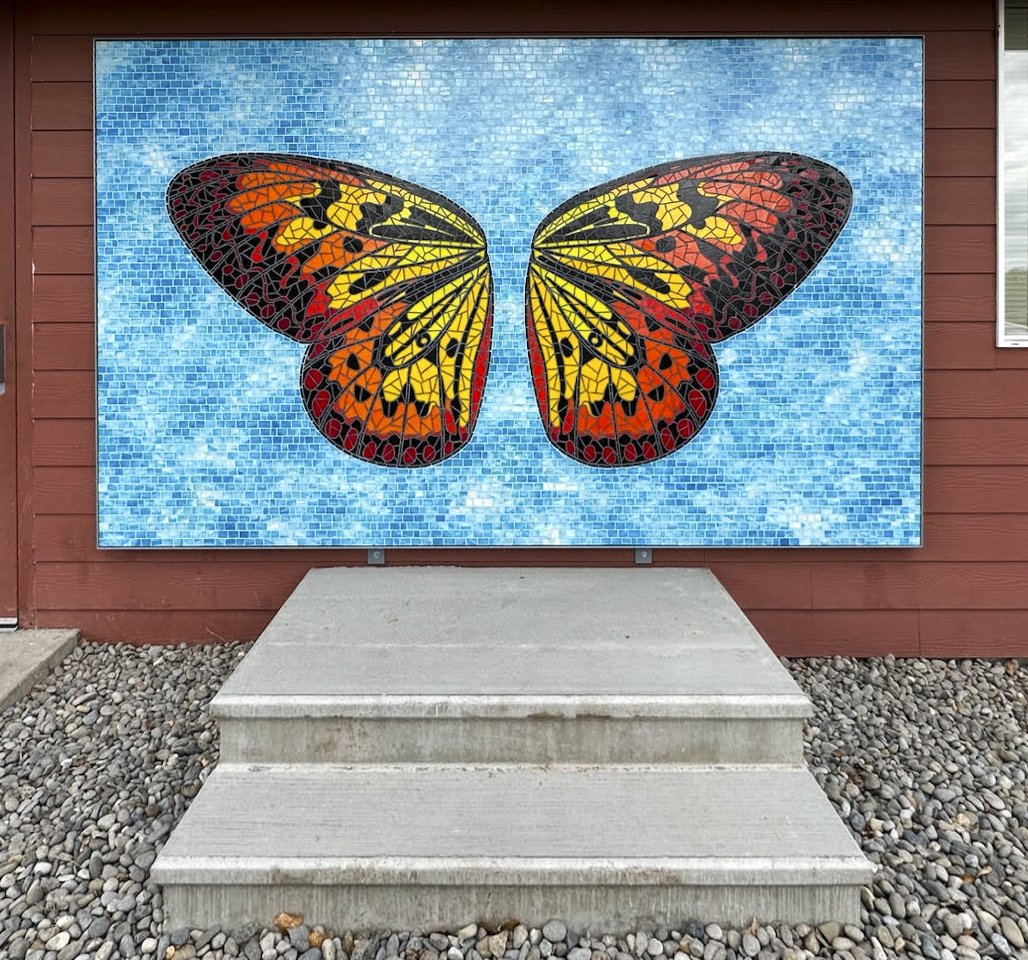 Butterfly Selfie Mural