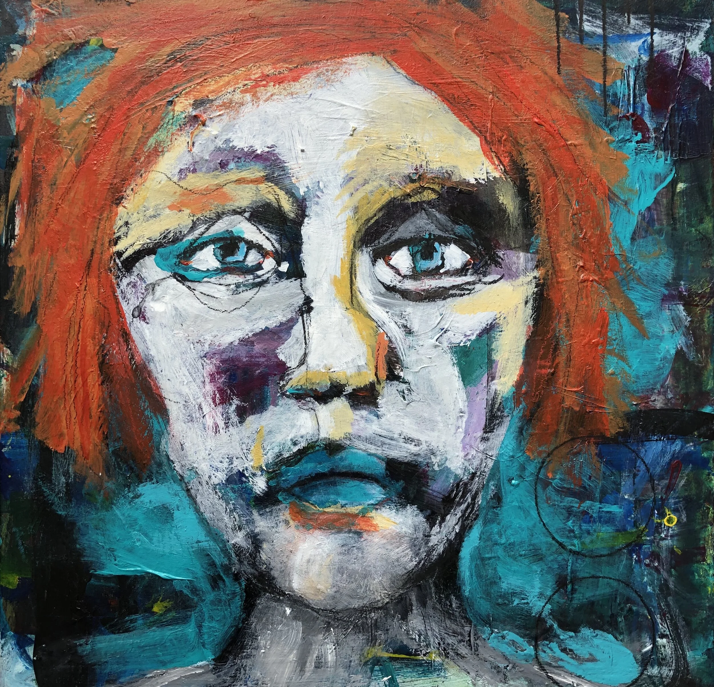 "Misused"- 12x12 Acrylic Painting- Jennifer Janzen Art