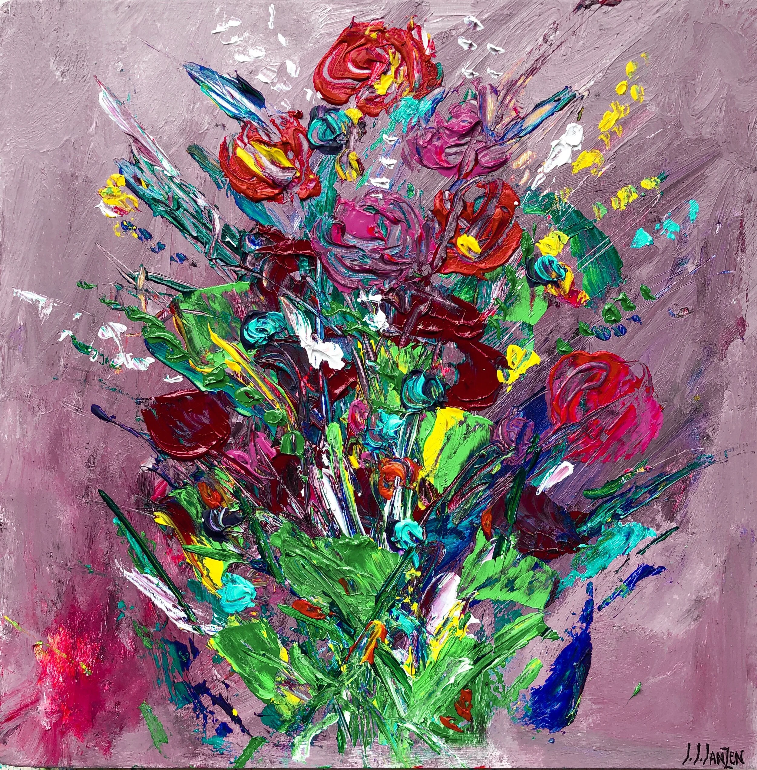 Floral painting- Jennifer Janzen Art