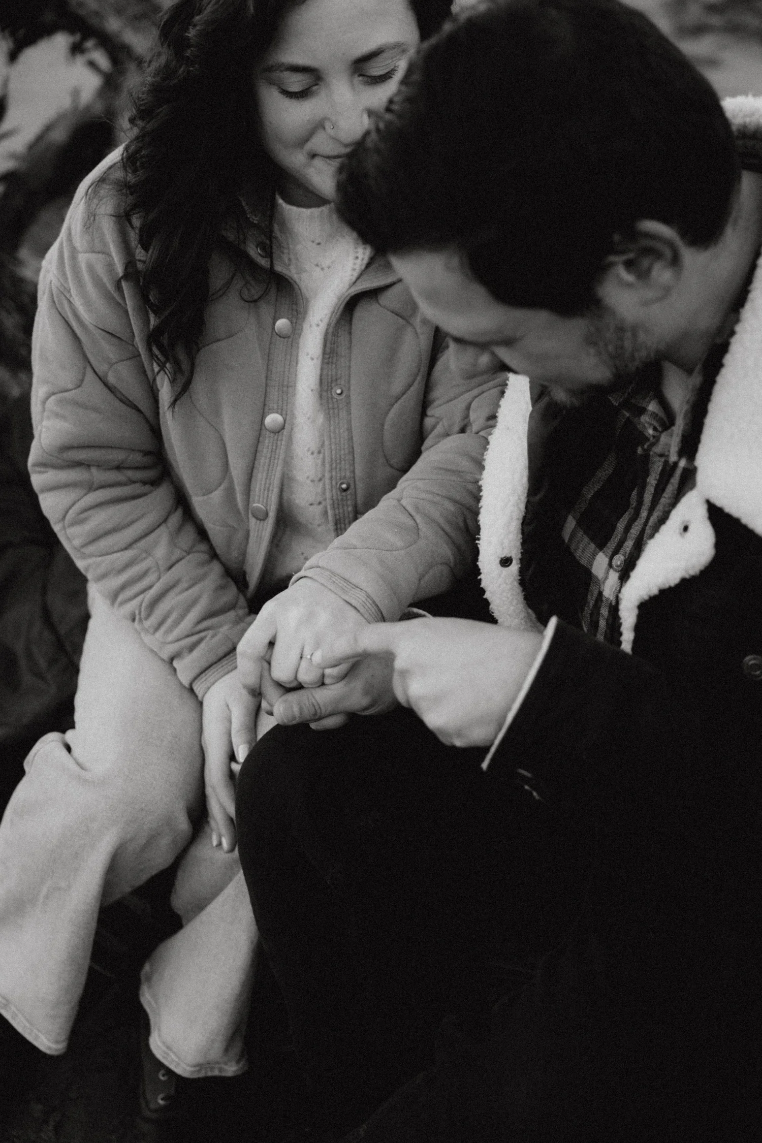 Cesar & Heather’s Moody Engagement shoot at Cape Lookout, Oregon Coast