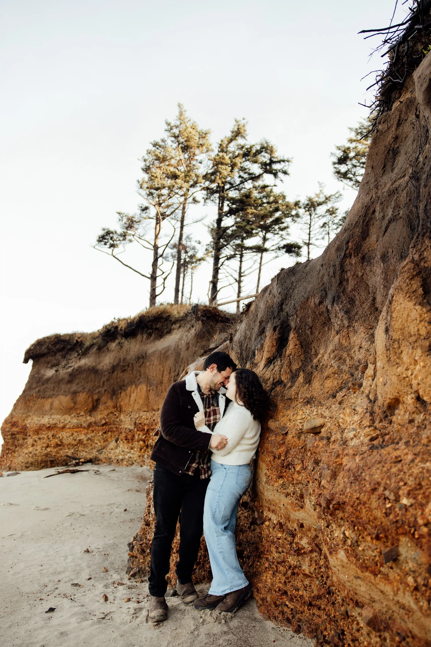 Cesar & Heather’s Moody Engagement shoot at Cape Lookout, Oregon Coast