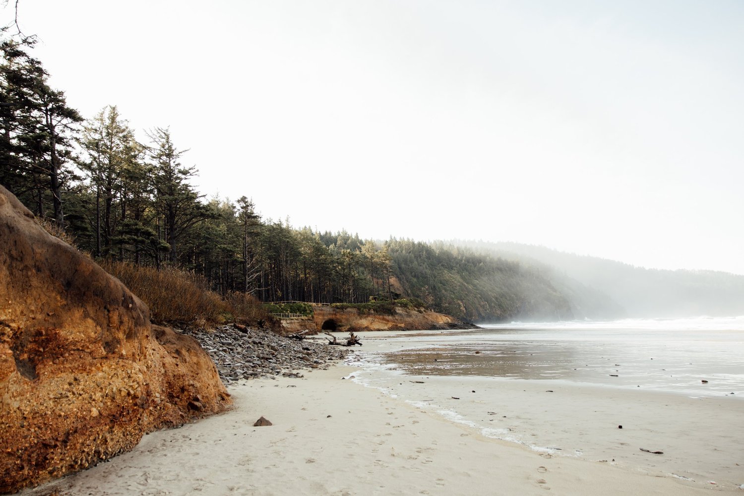 Cesar & Heather’s Moody Engagement shoot at Cape Lookout, Oregon Coast