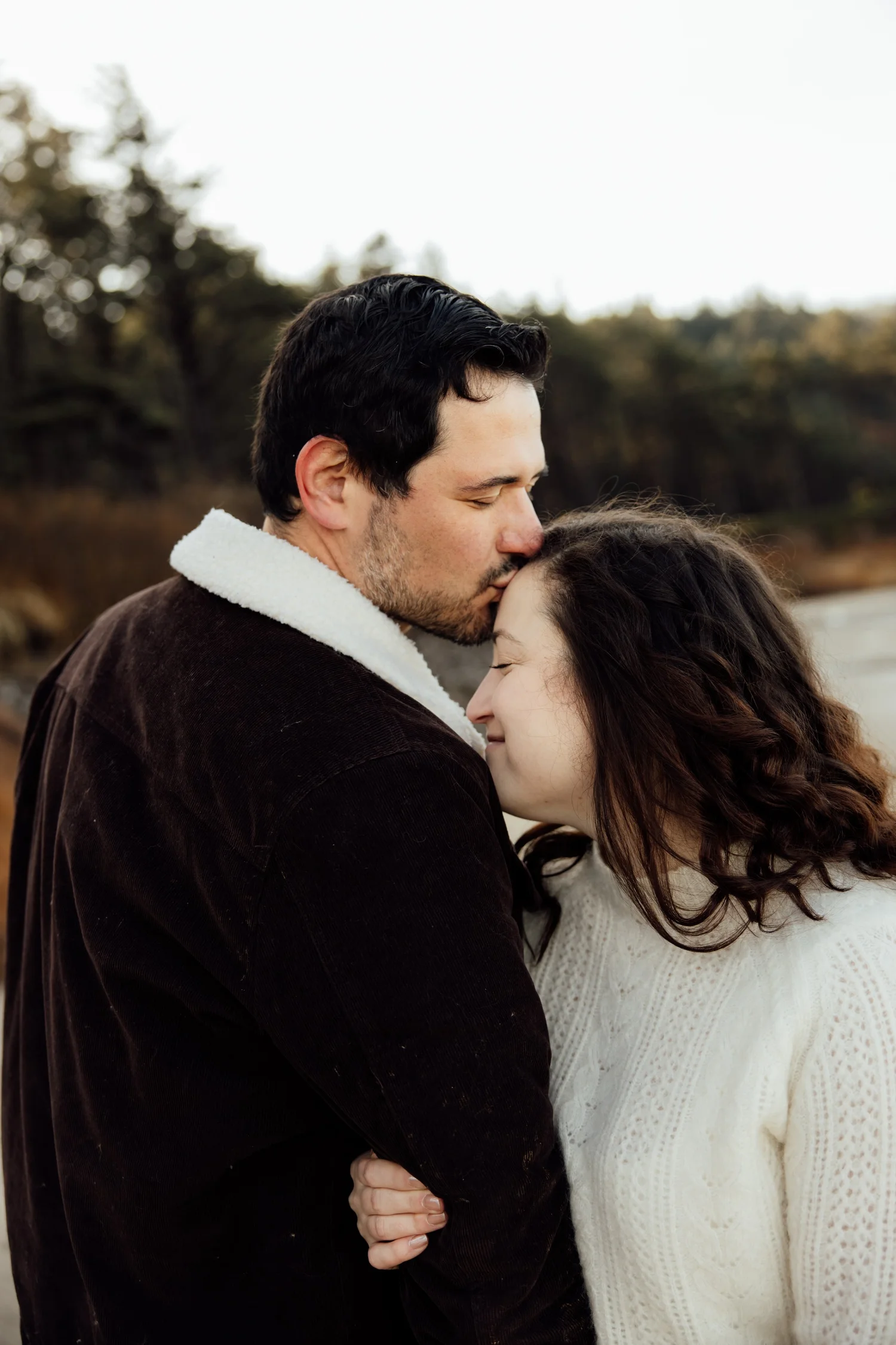 Cesar & Heather’s Moody Engagement shoot at Cape Lookout, Oregon Coast