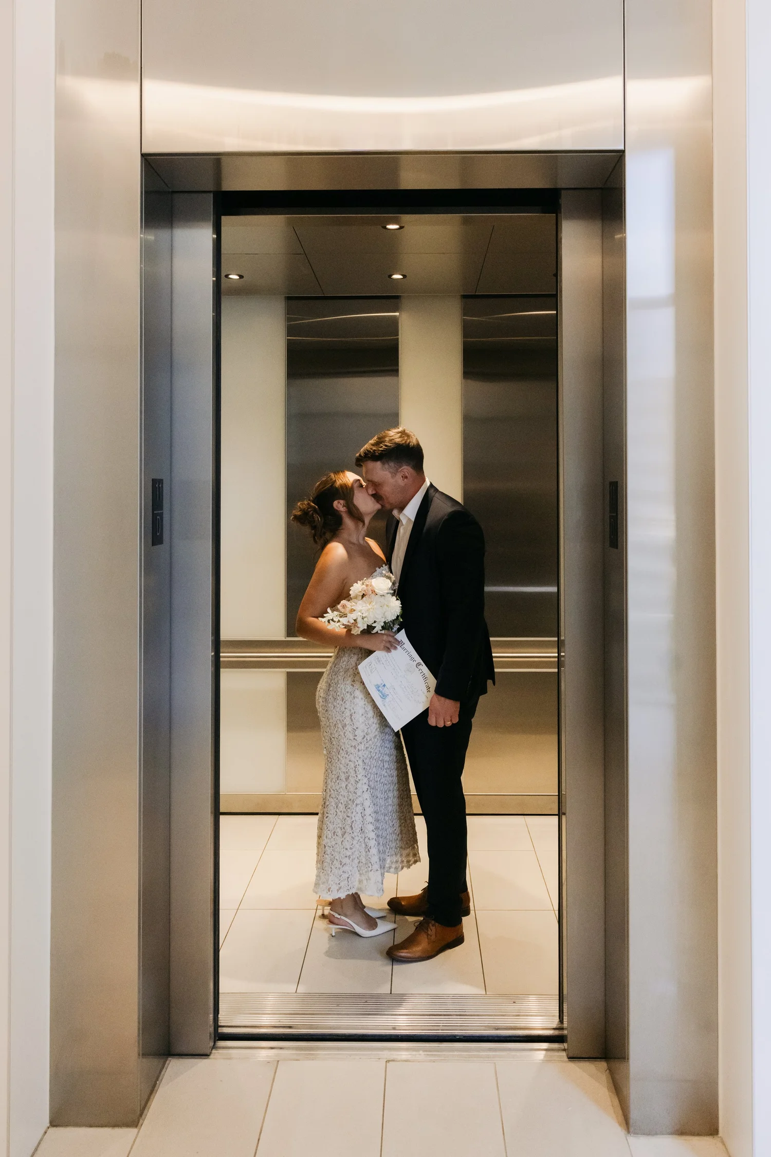 Lucas & Morgan’s Courthouse Elopement Portland,Oregon