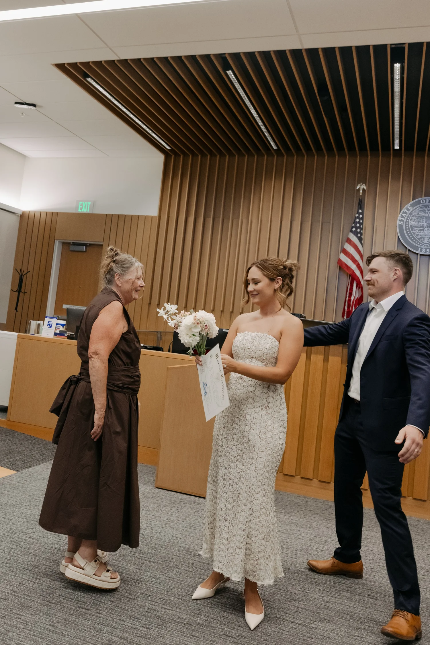 Lucas & Morgan’s Courthouse Elopement Portland,Oregon