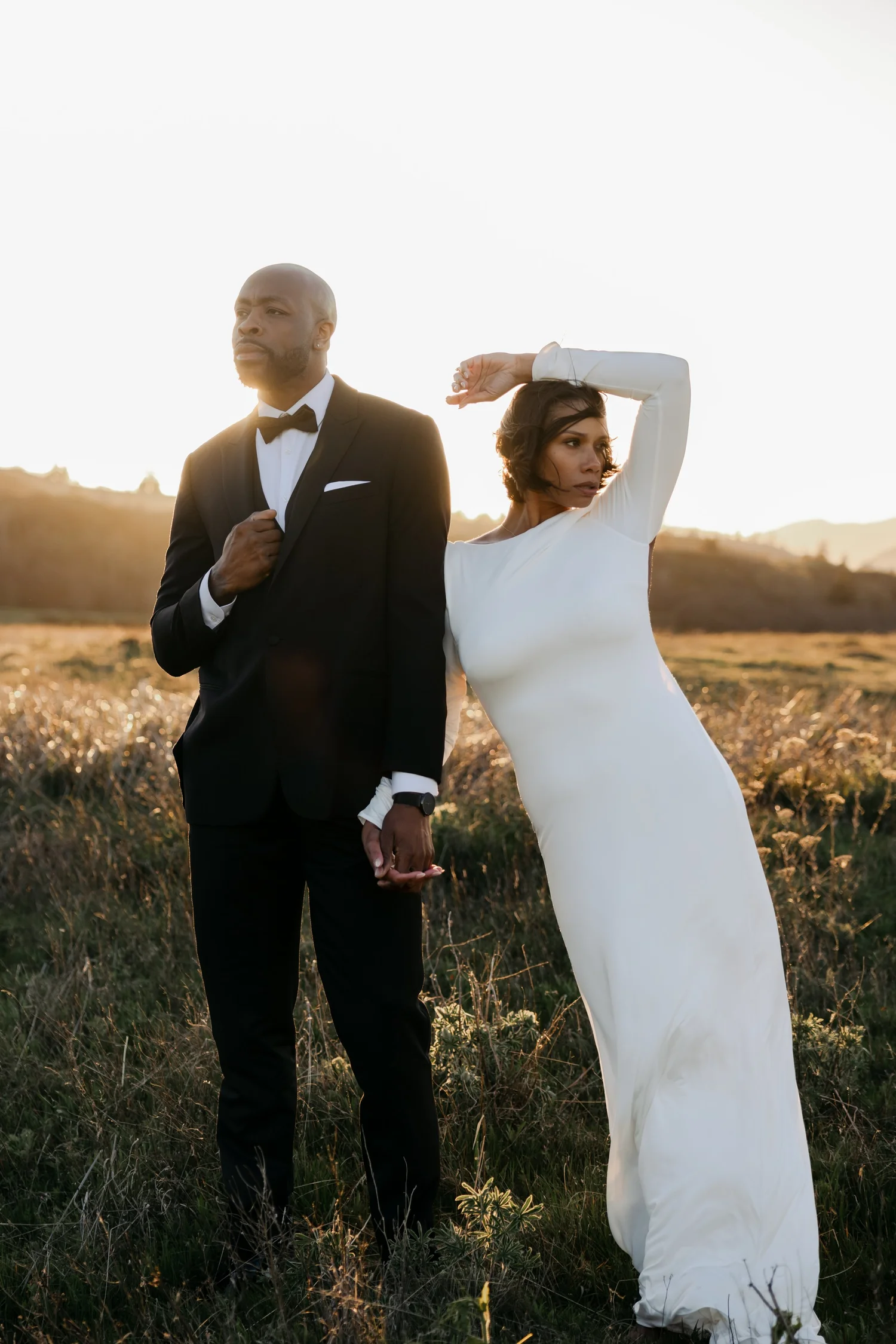 Columbia River Gorge Engagement Session at Golden Hour | Sabrina & Dennis