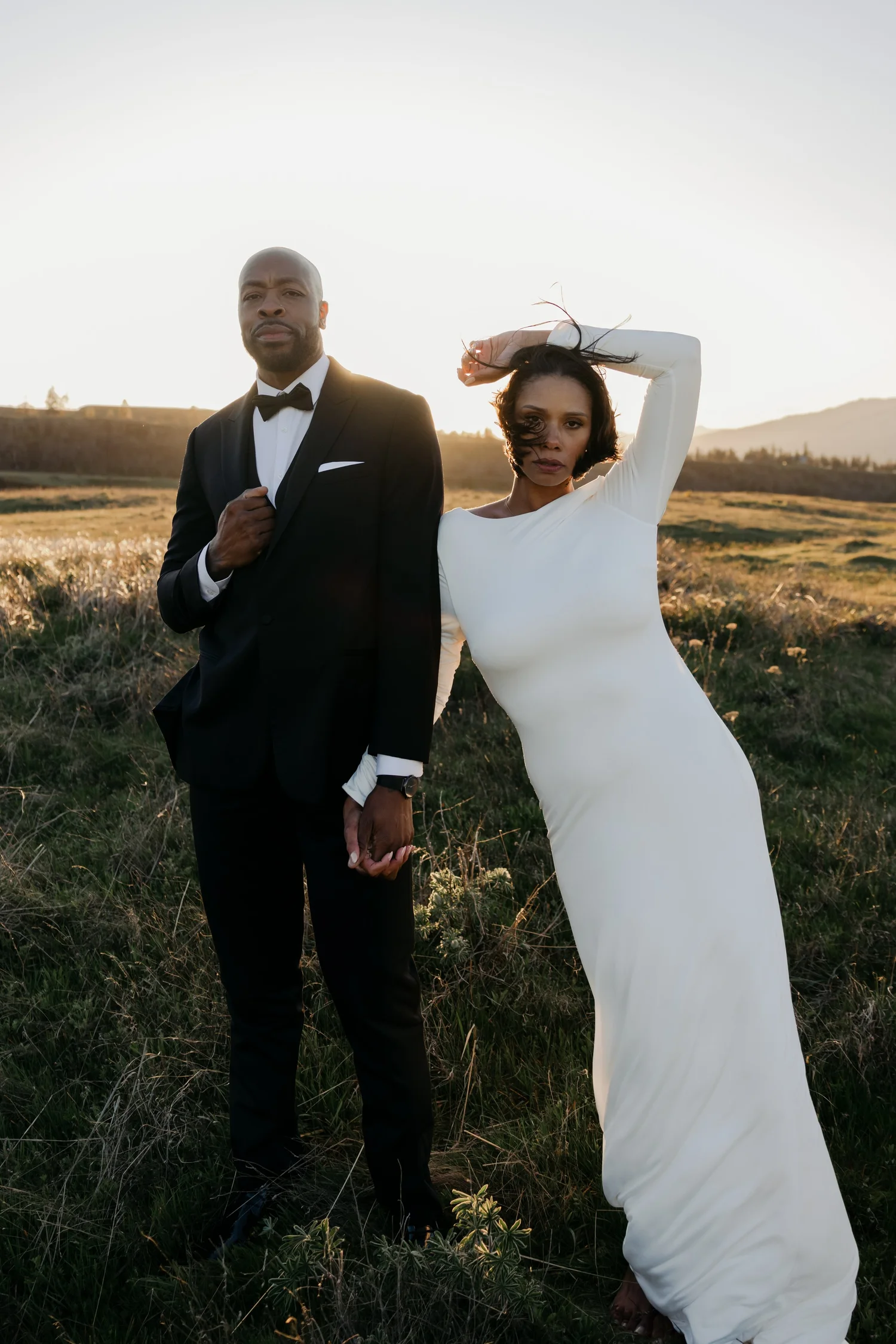 Columbia River Gorge Engagement Session at Golden Hour | Sabrina & Dennis