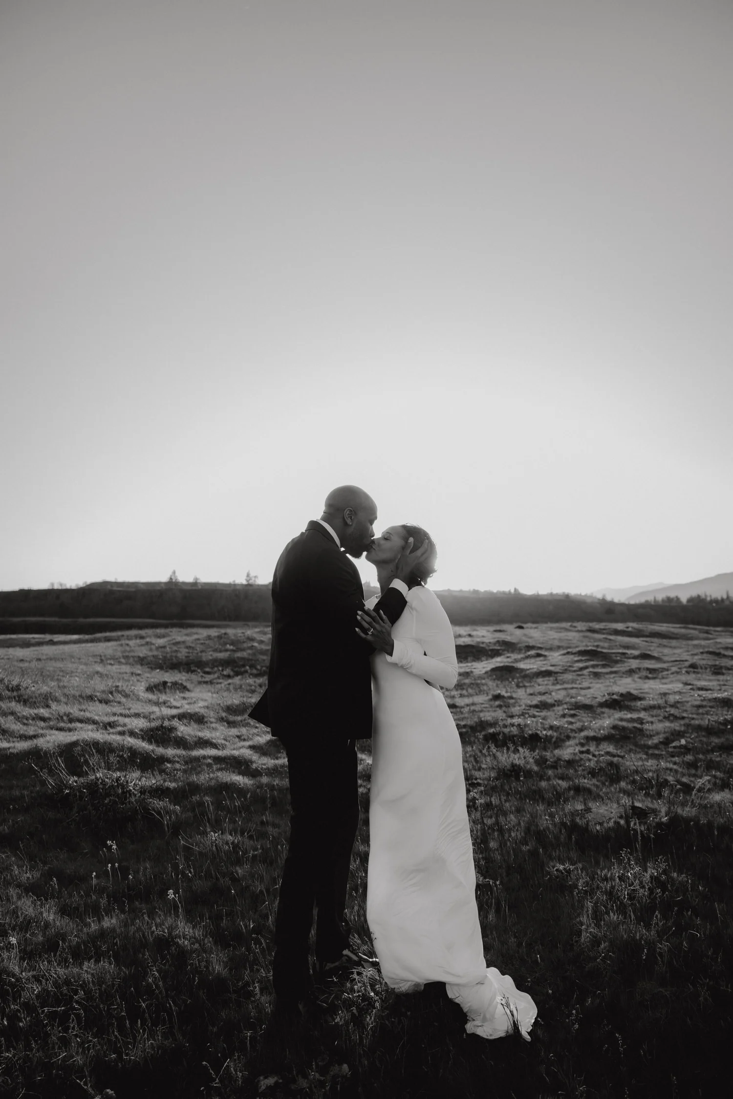 Columbia River Gorge Engagement Session at Golden Hour | Sabrina & Dennis