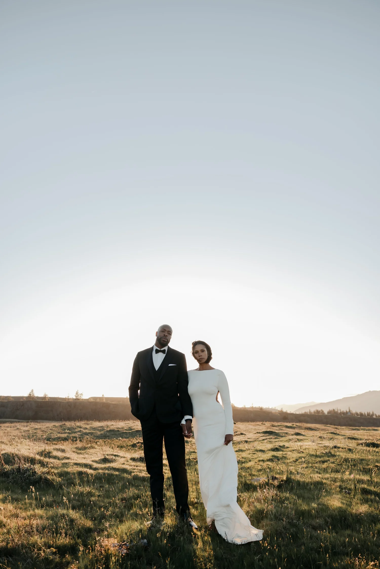 Columbia River Gorge Engagement Session at Golden Hour | Sabrina & Dennis
