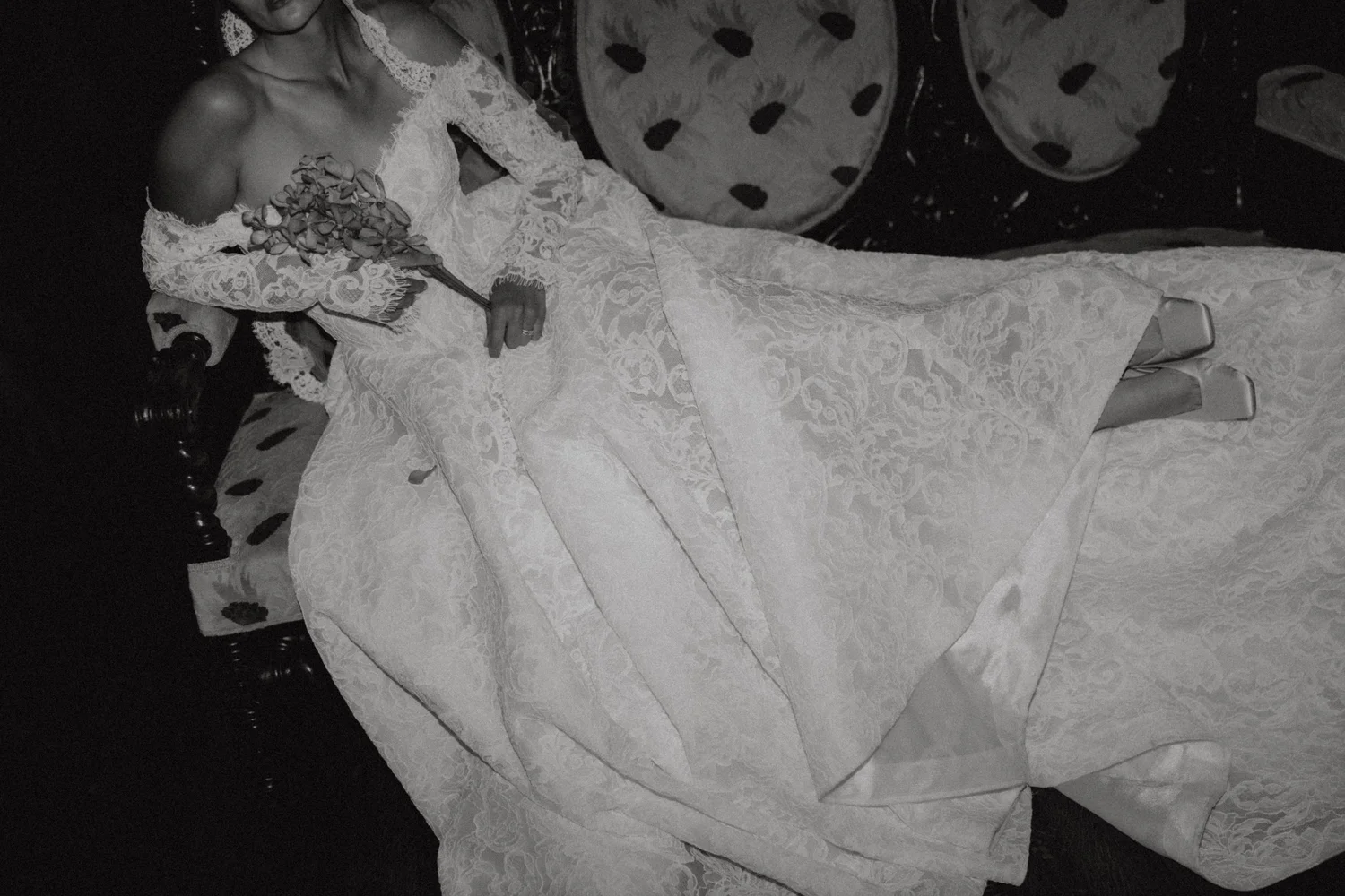Wedding dress detail