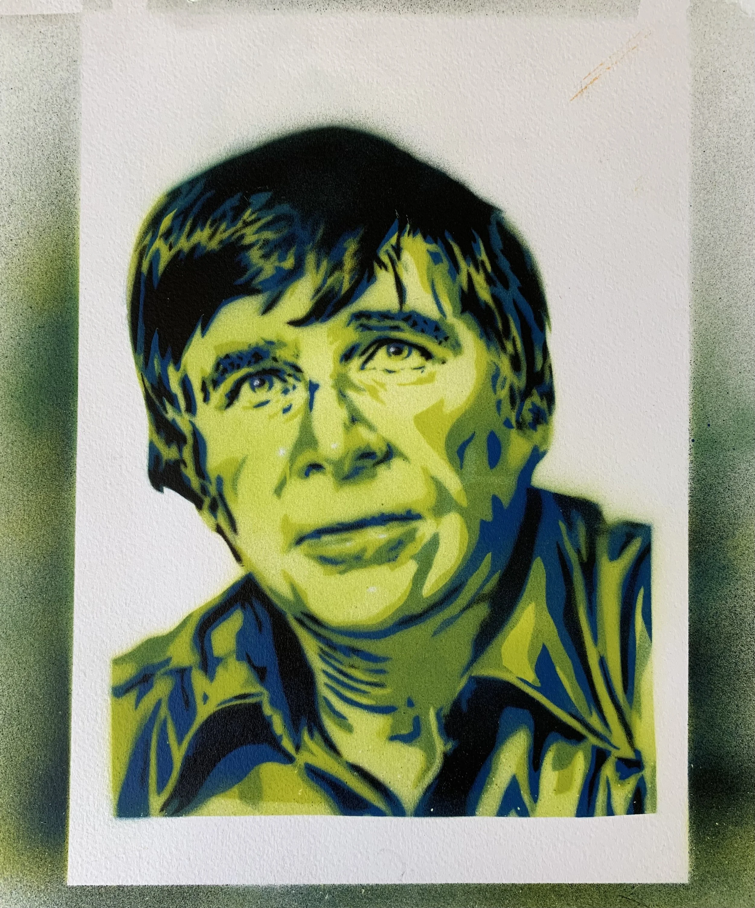 Study portrait of Gene Roddenberry