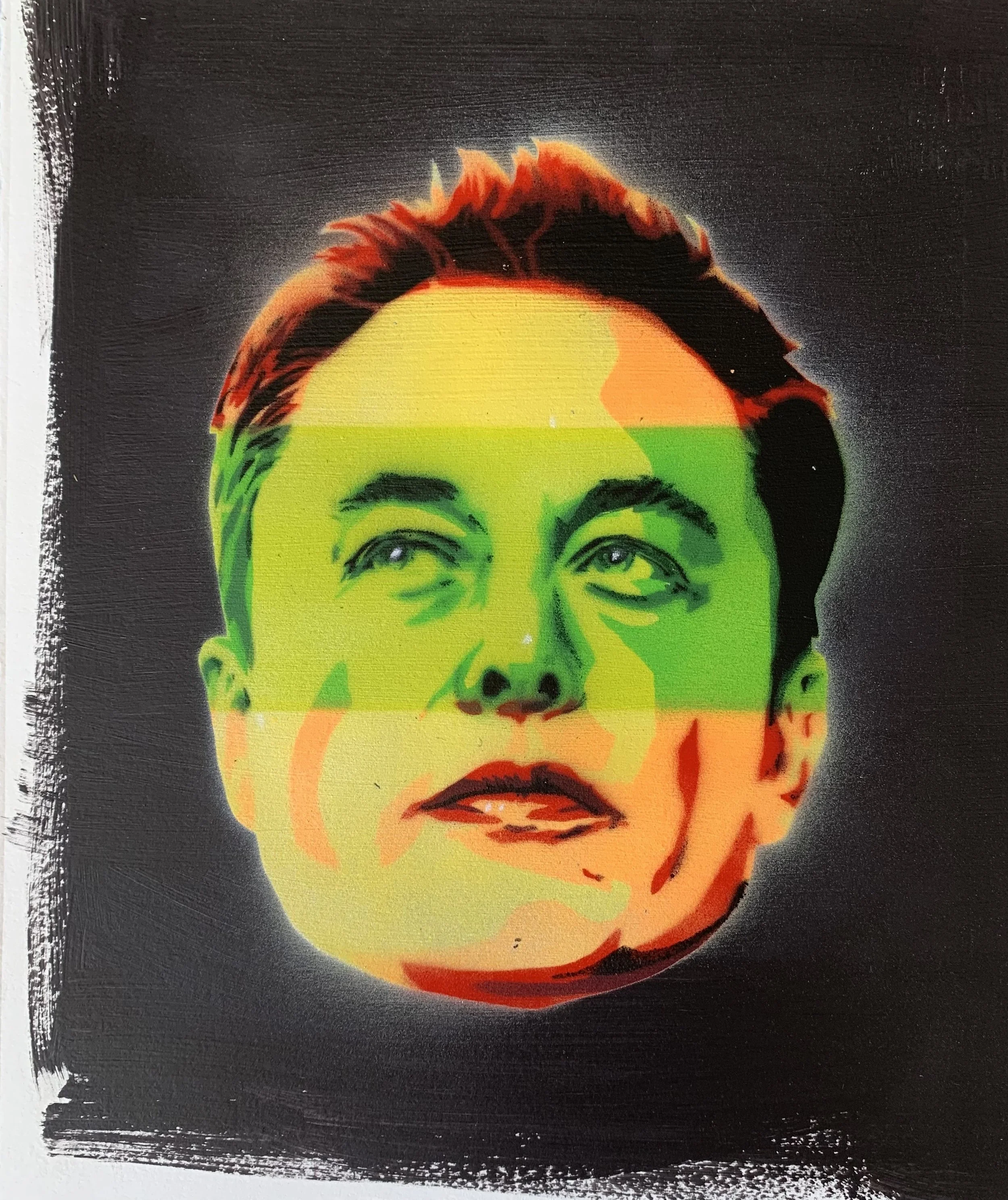 Study Portrait of Elon Musk