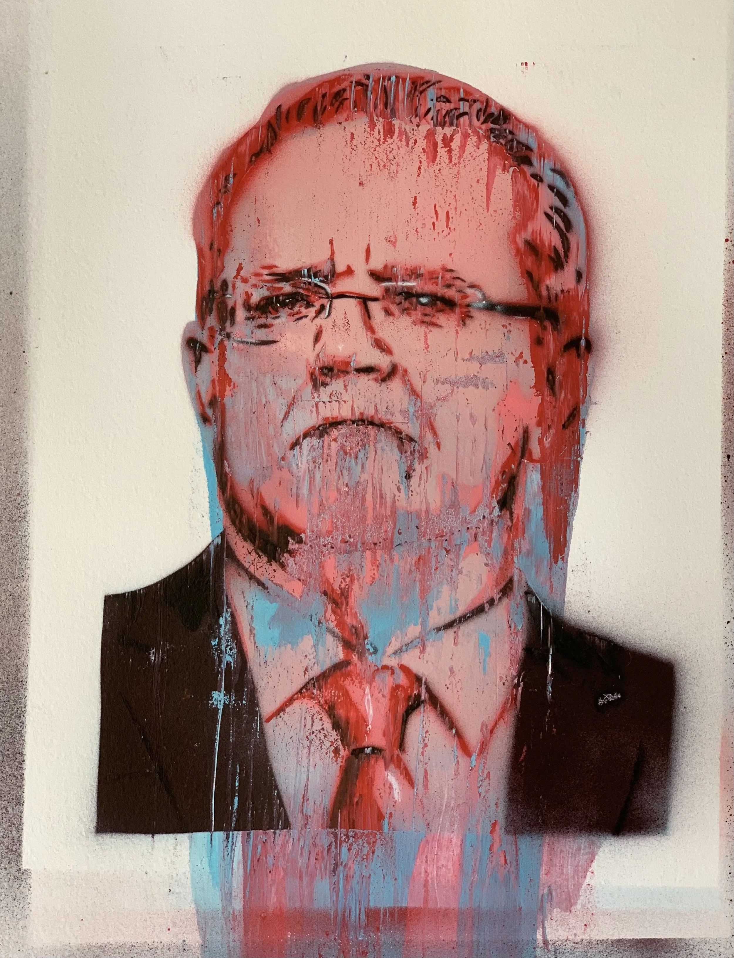 Study portrait of a politician