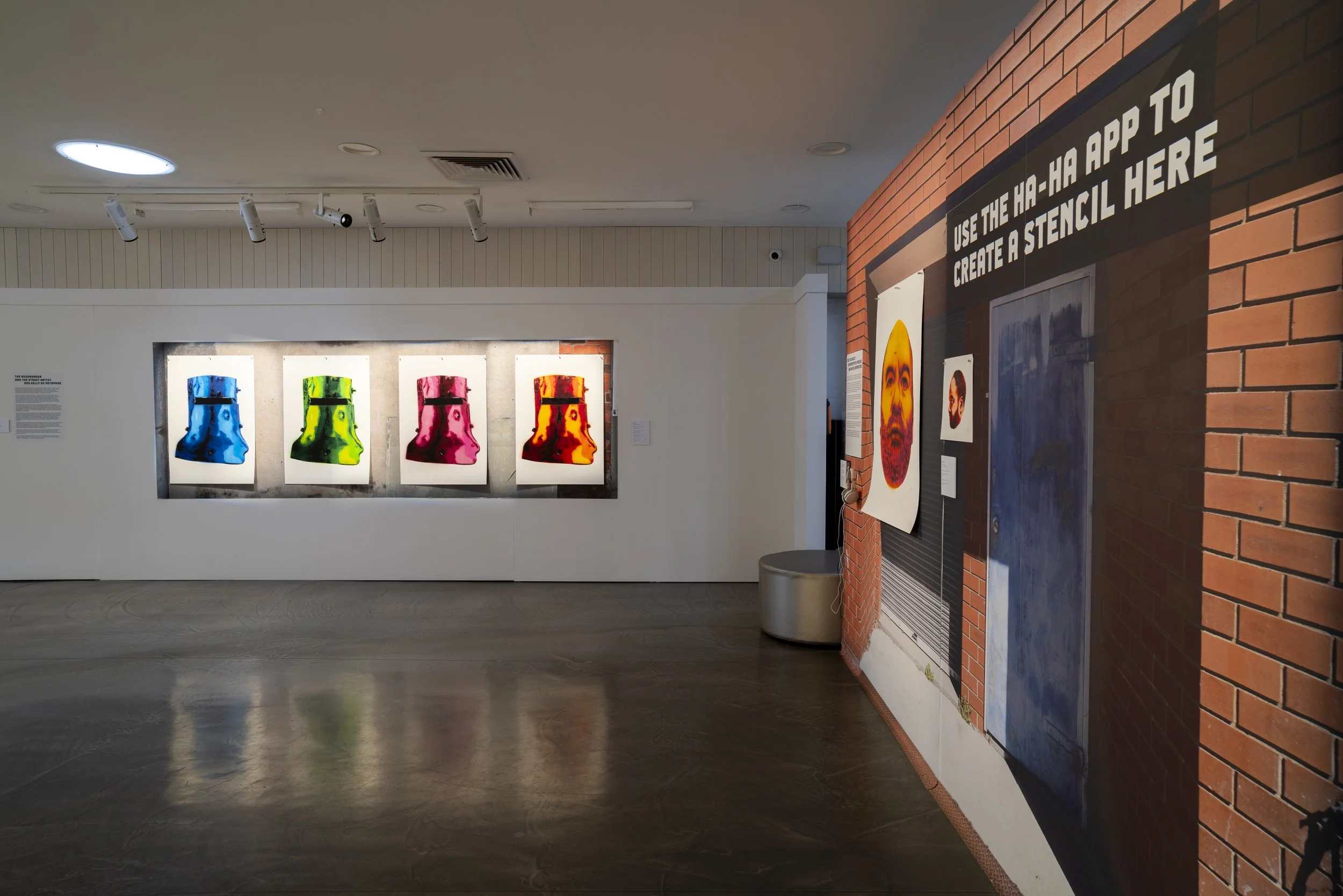 Street Art Bushranger installation shot