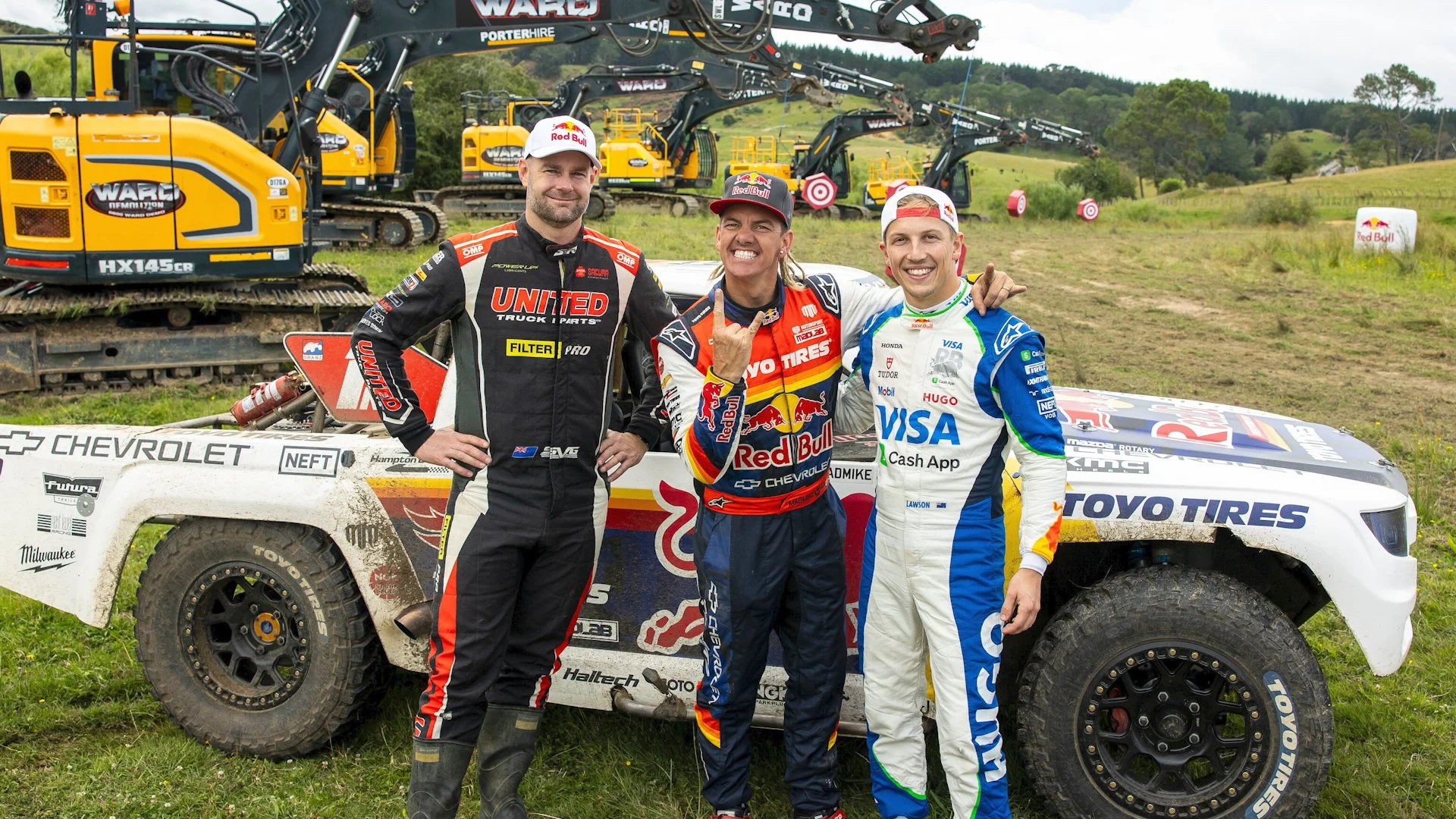 Liam Lawson, Mad Mike &amp; Shane Van Gisbergen go Paddock Bashing • Red Bull Rural Rumble 2026