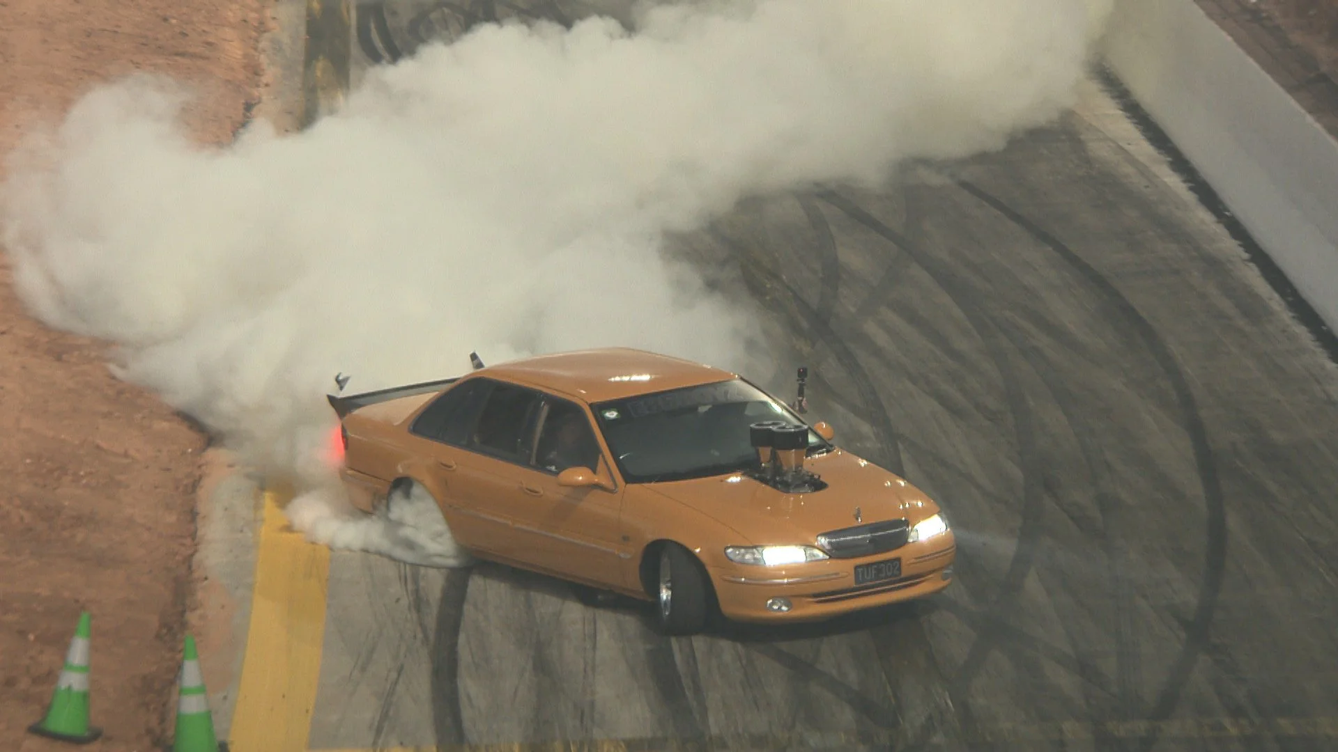Half Time Burnout Show at D1NZ Finals Shutdown by Police?