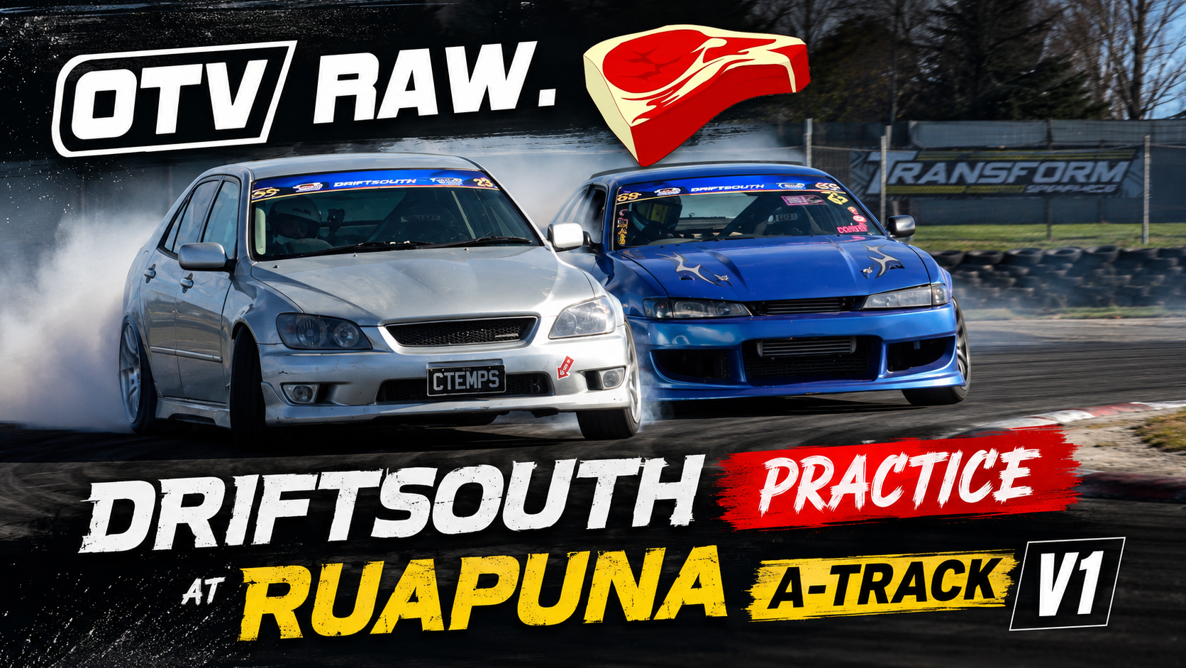 Drift South Practice at Ruapuna A-Track | OTV RAW