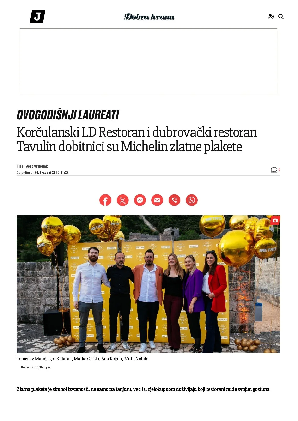 michelin gold plaque winners