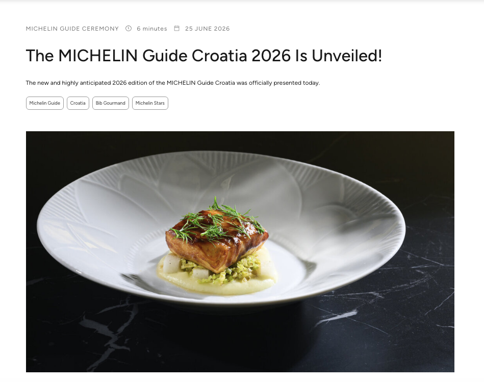 Michelinov vodič za 2026.
