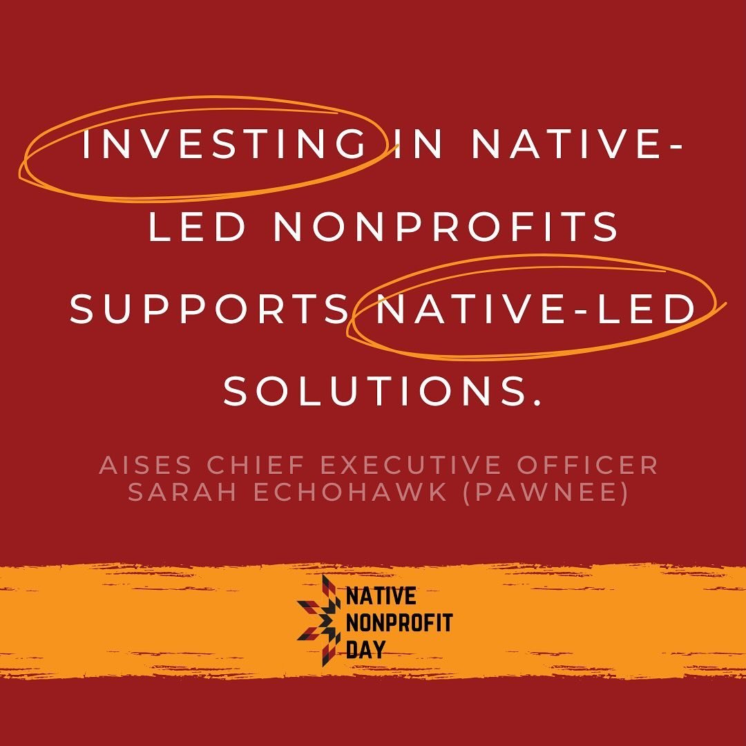 NRFF is joining Native nonprofits across Indian Country to celebrate Native Nonprofit Day!

Today is all about generosity &mdash; you can uplift our mission by making a donation (link in bio), signing up for a program (link in bio), sharing this post