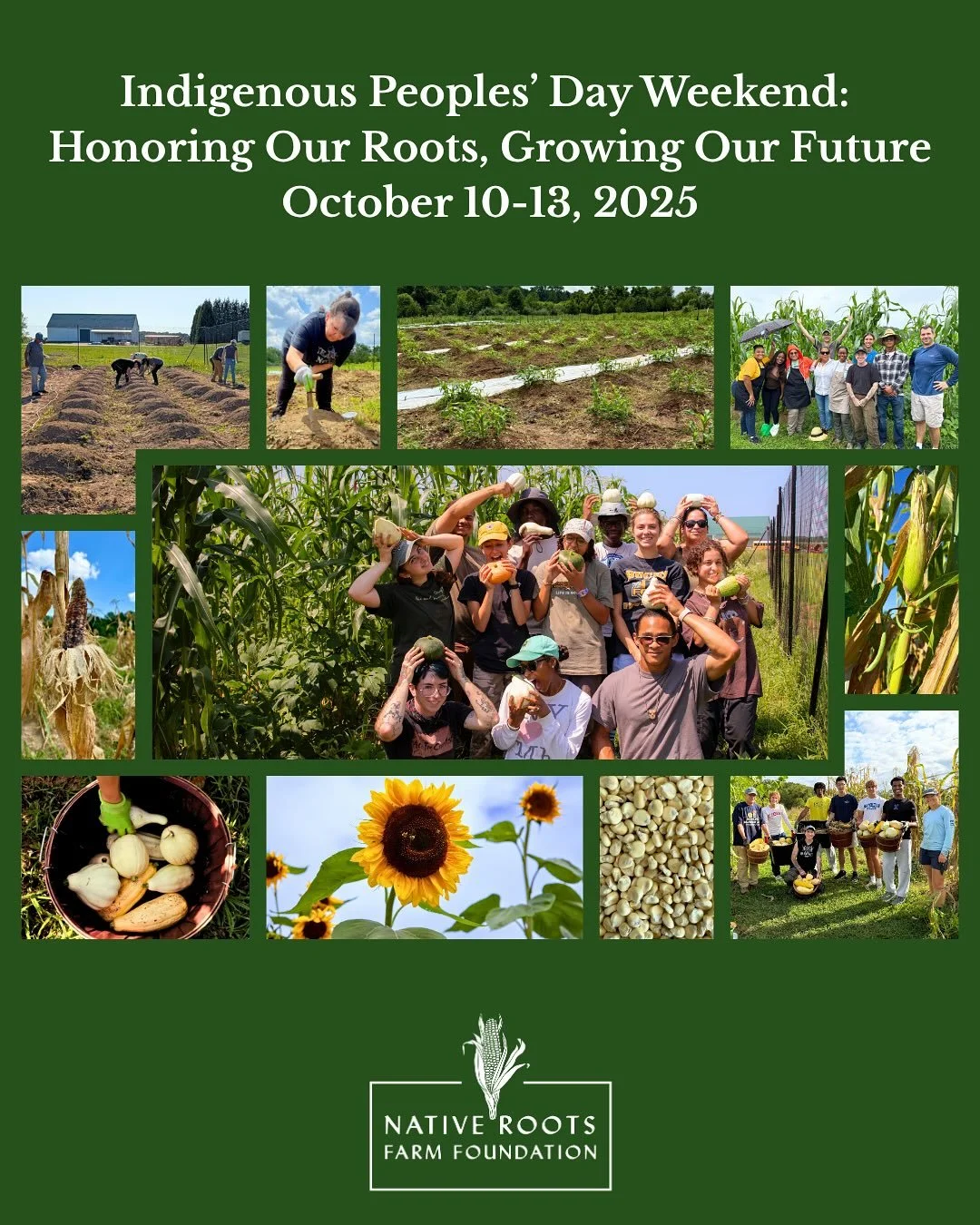 Indigenous Peoples&rsquo; Day reminds us that abundance is meant to be shared.

This season, as birds feasted on some of the Puhwem and Lenape Blue Corn in The Three Sisters Garden, we were reminded of resilience and reciprocity. Our plant relatives 