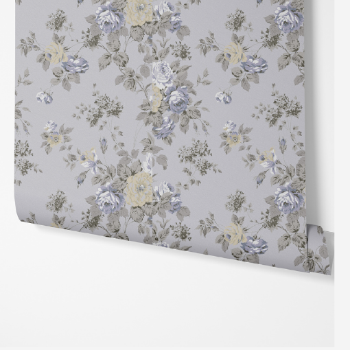 Modena Floral Morning Mist Wallpaper