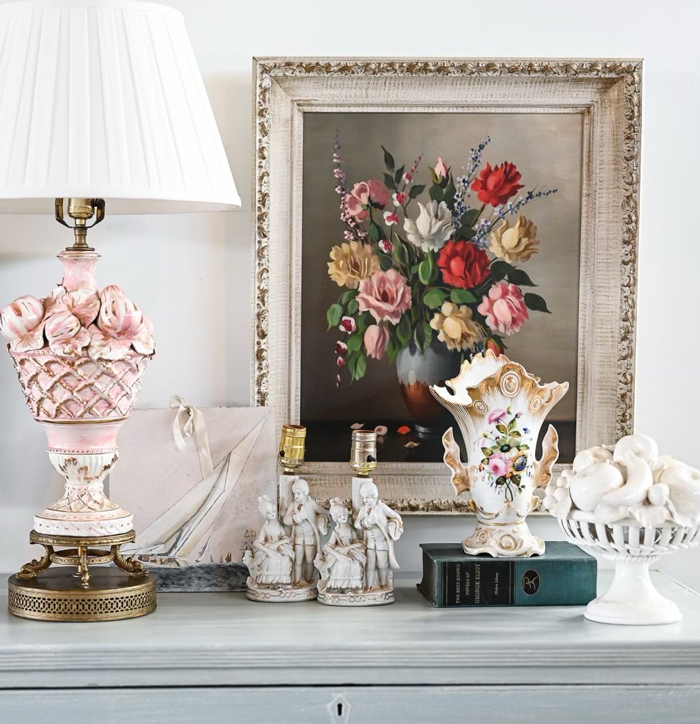 A Rose painting and collectibles.jpg