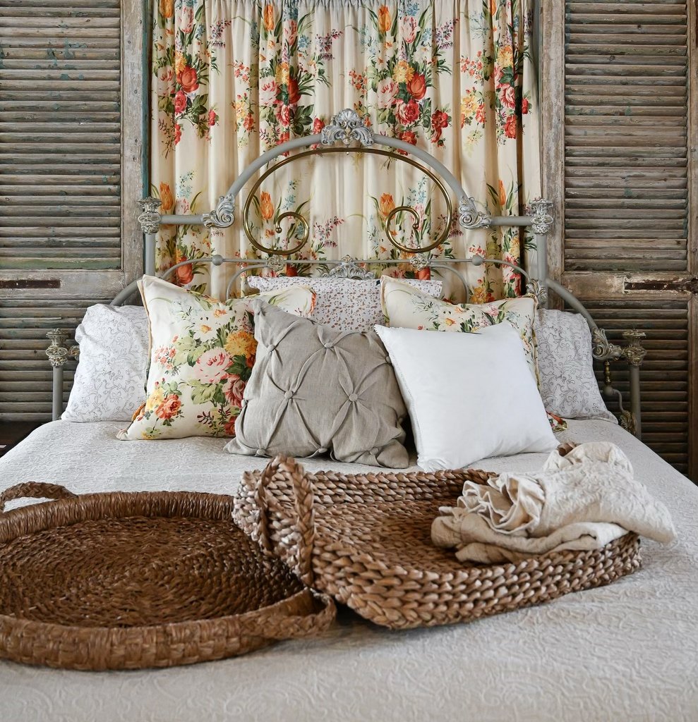 A Bed with shutters and curtains.jpg
