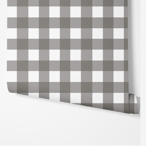 Buffalo Check Morning Mist Wallpaper