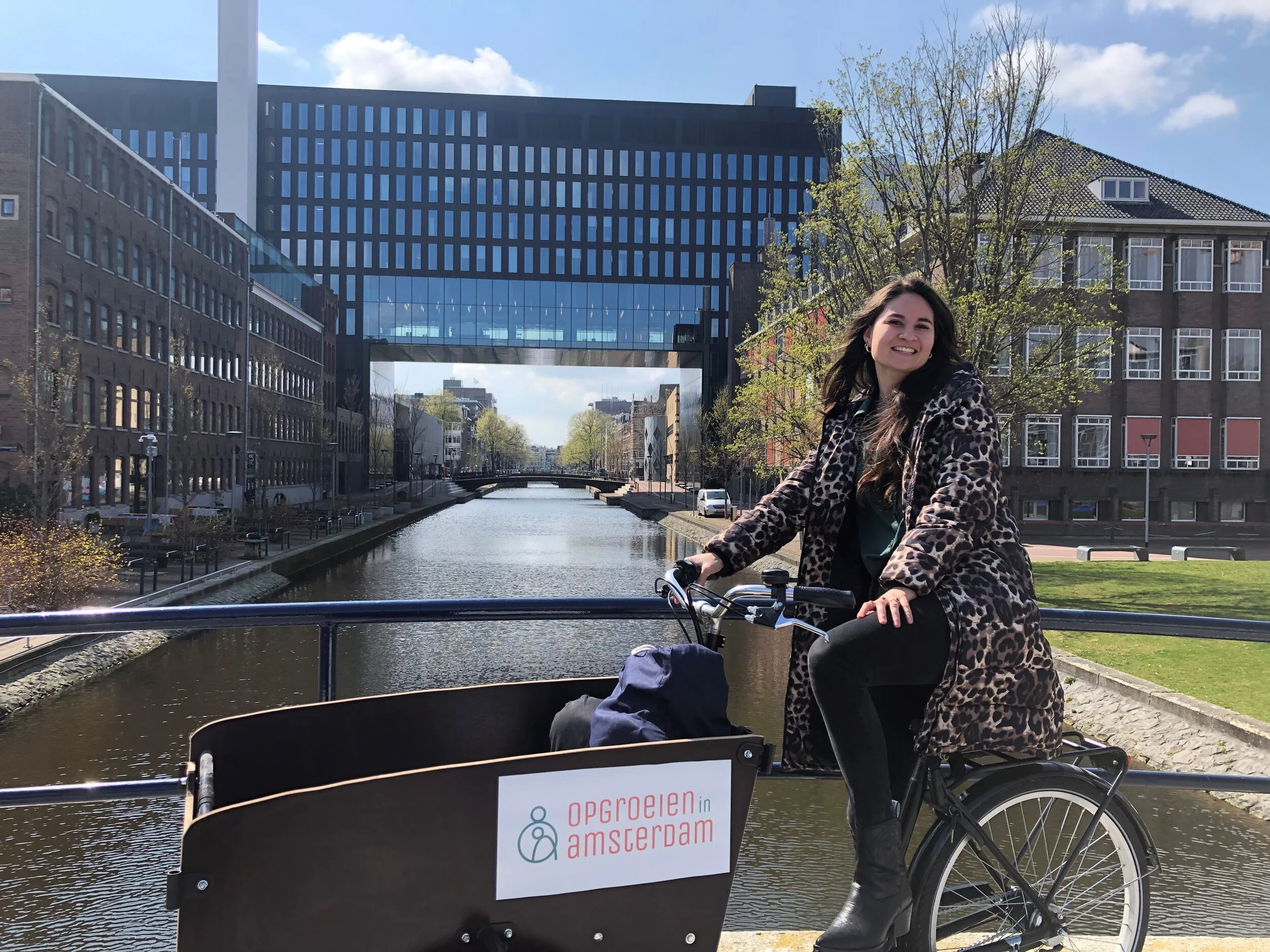 Op de bakfiets door Amsterdam
