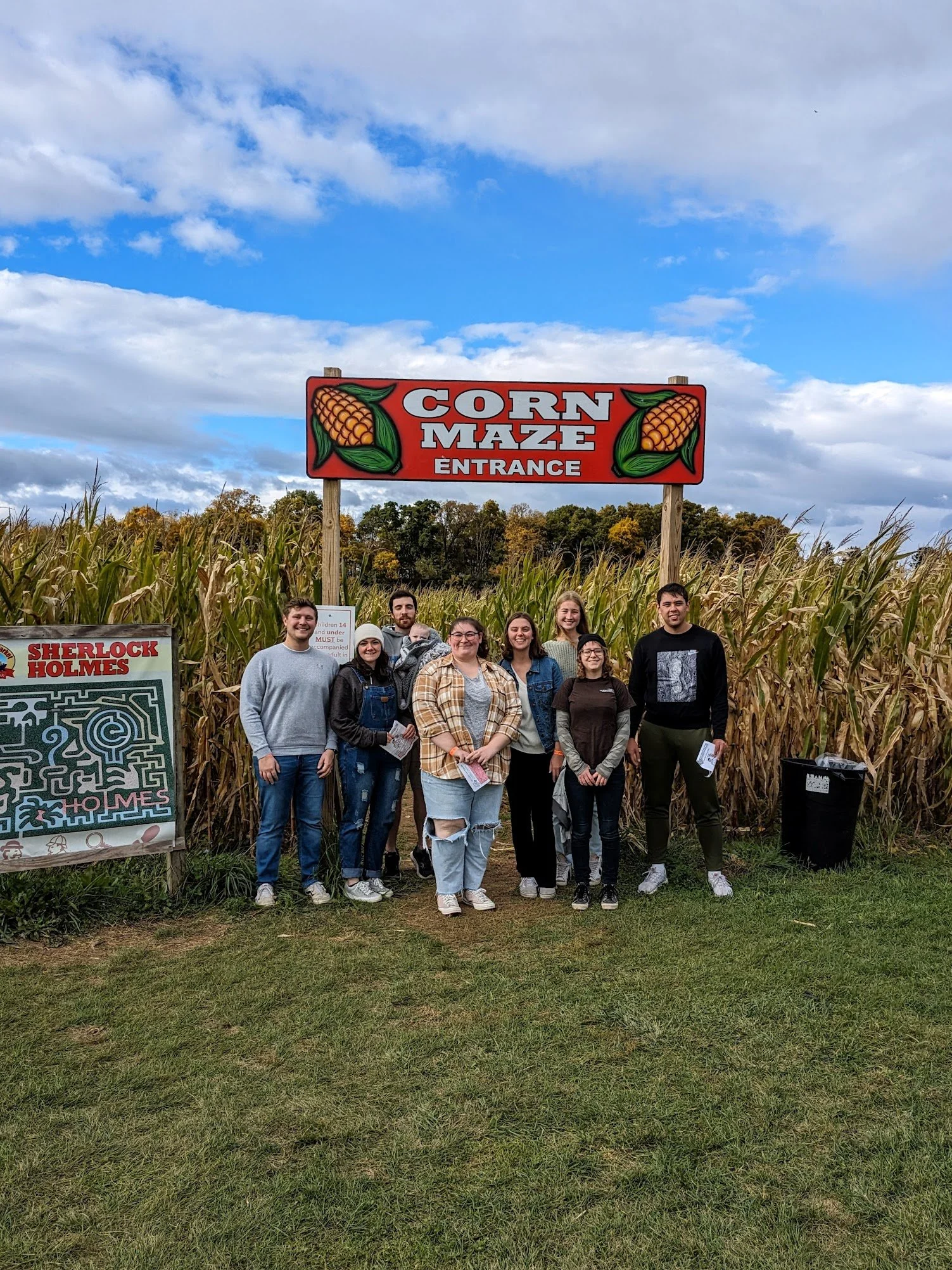 Young Adults Corn Maze