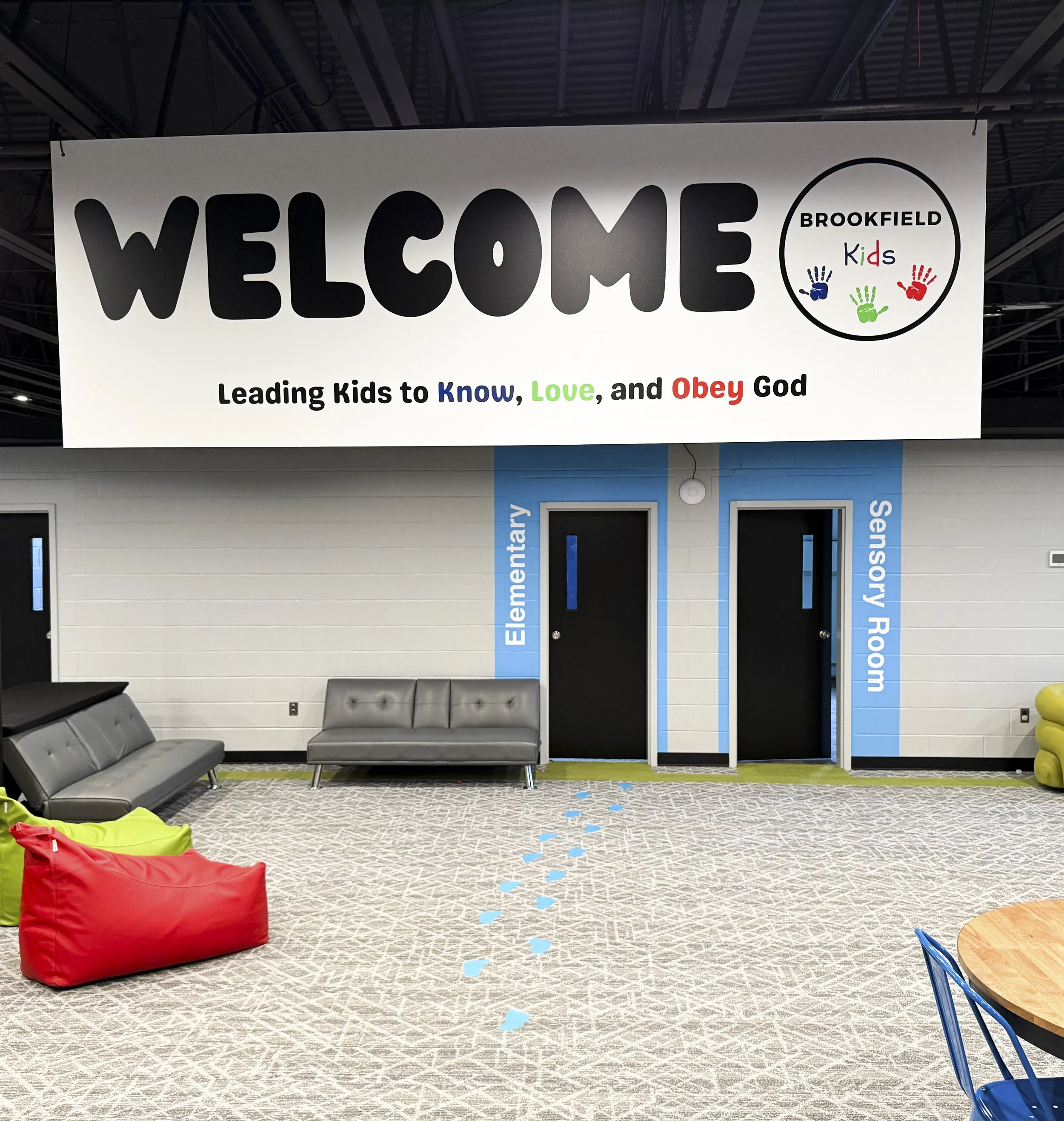 Welcome to the Kids wing at Brookfield!