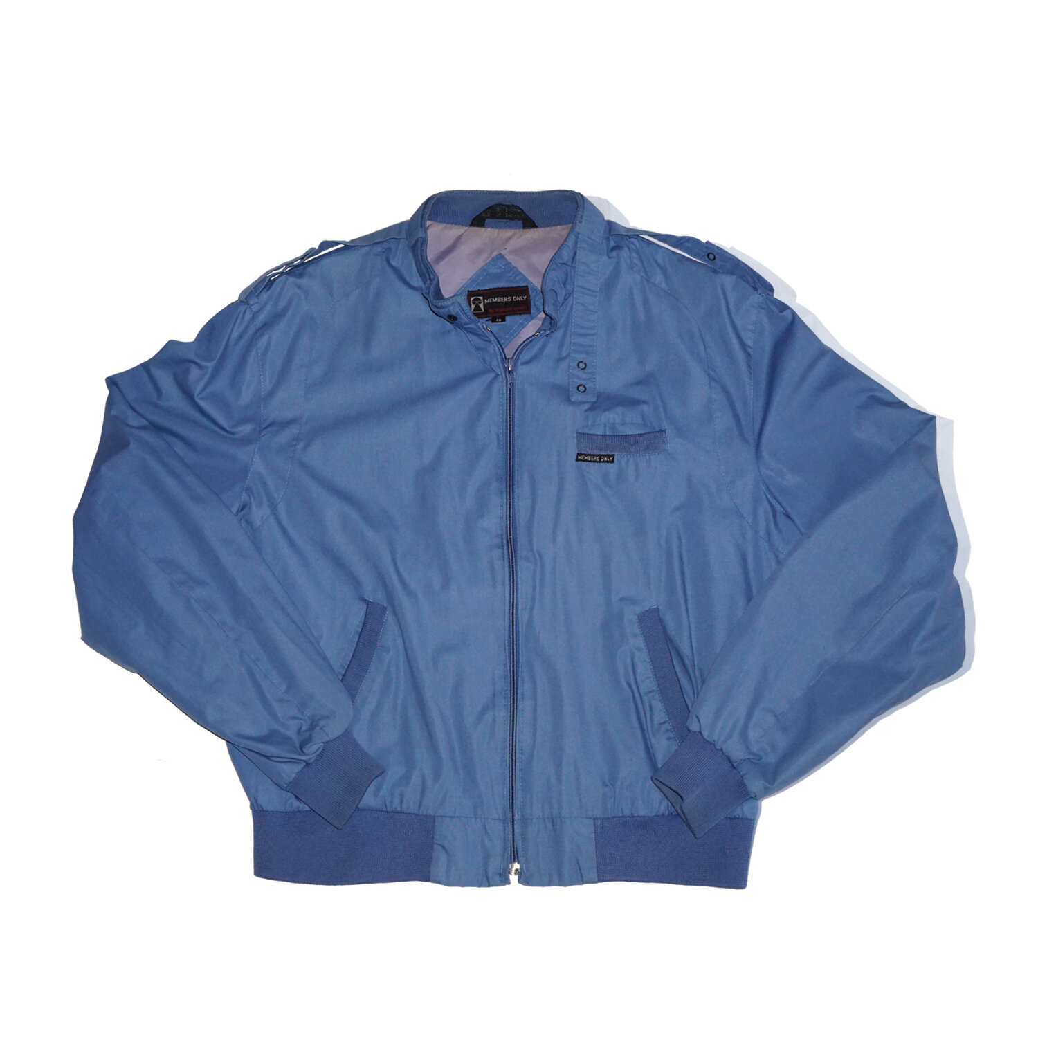 Vintage Light Blue Members Only Jacket — Too Hot Vintage