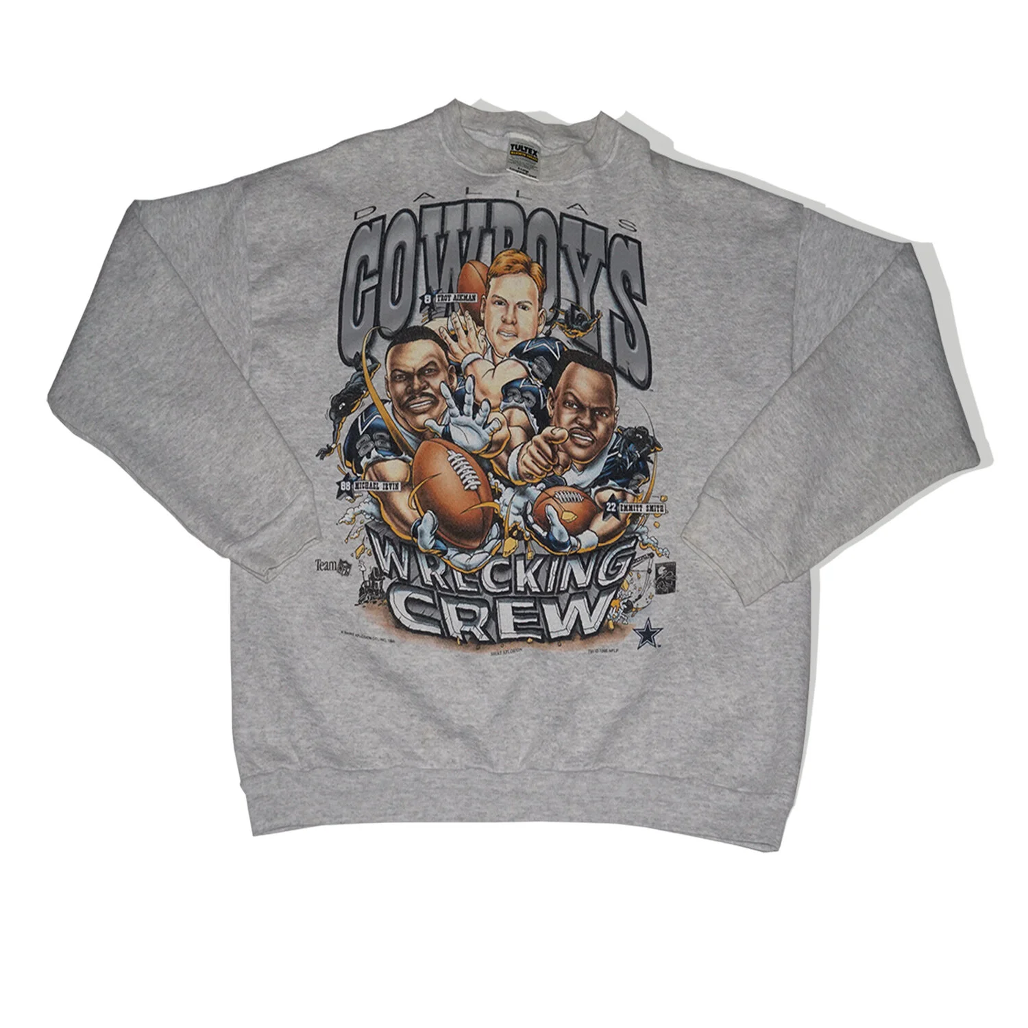 1995 Dallas Cowboys Wrecking Crew Vintage Crewneck